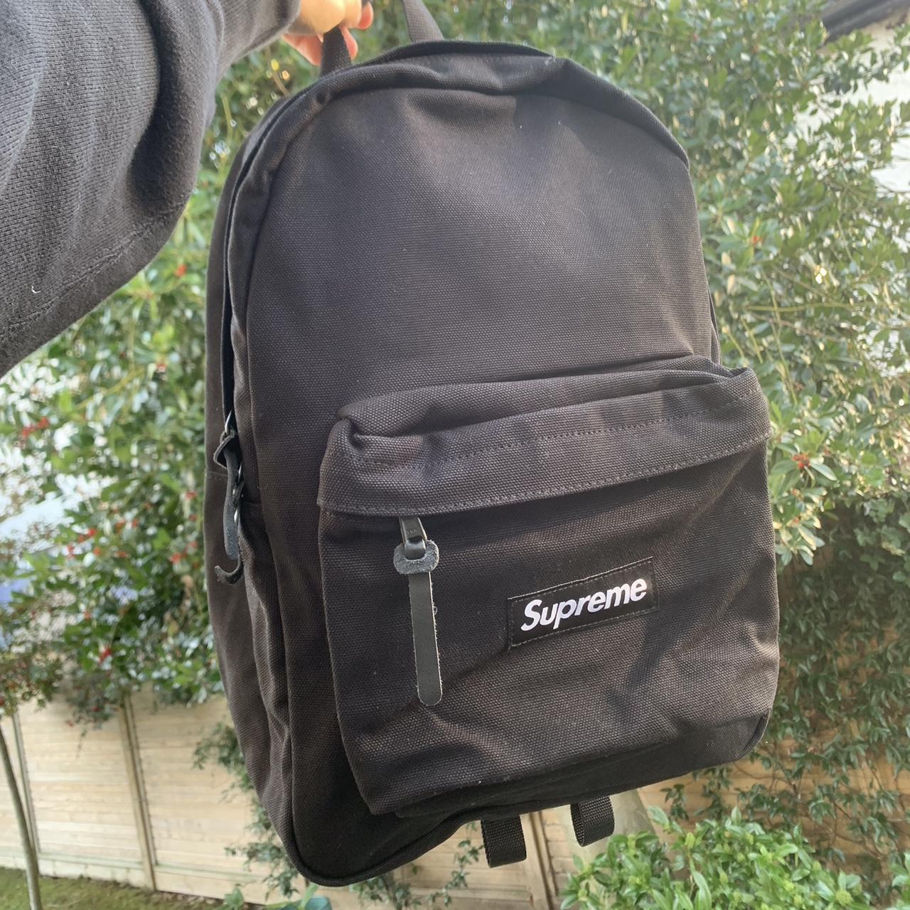 Supreme Canvas Backpack Black [FW20]