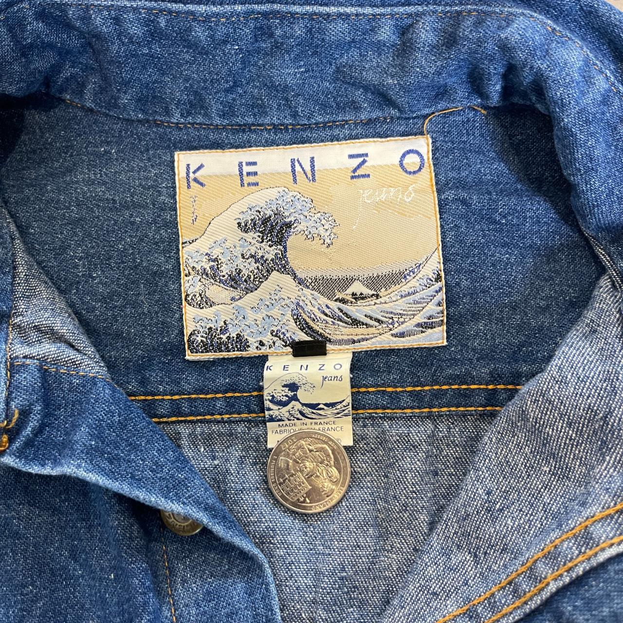 KENZO Jeans Vintage Denim Jacket Perfect for... Depop