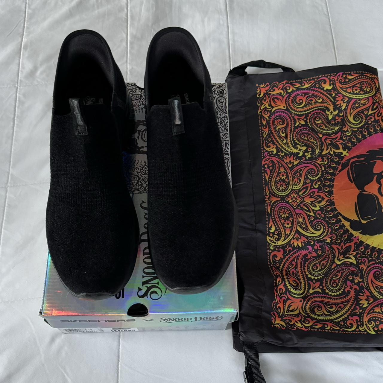 Skechers x Snoop Dogg sneakers Black Slip on No... - Depop