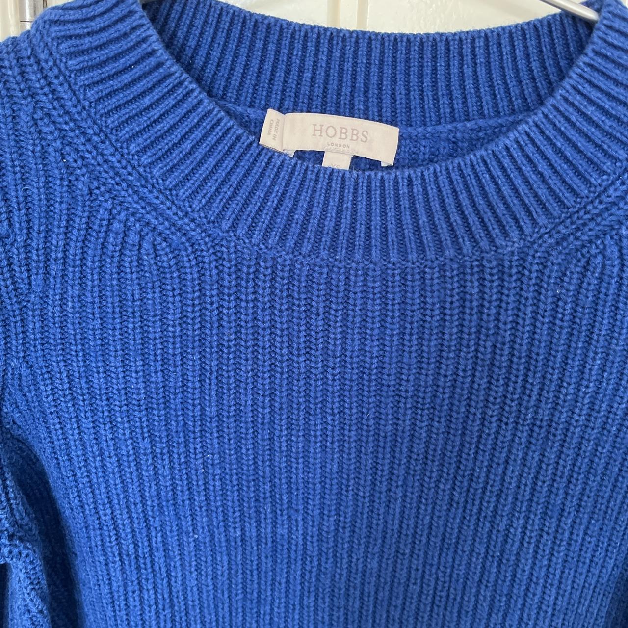 Well-loved cobalt blue jumper from Hobbs. Has been... - Depop