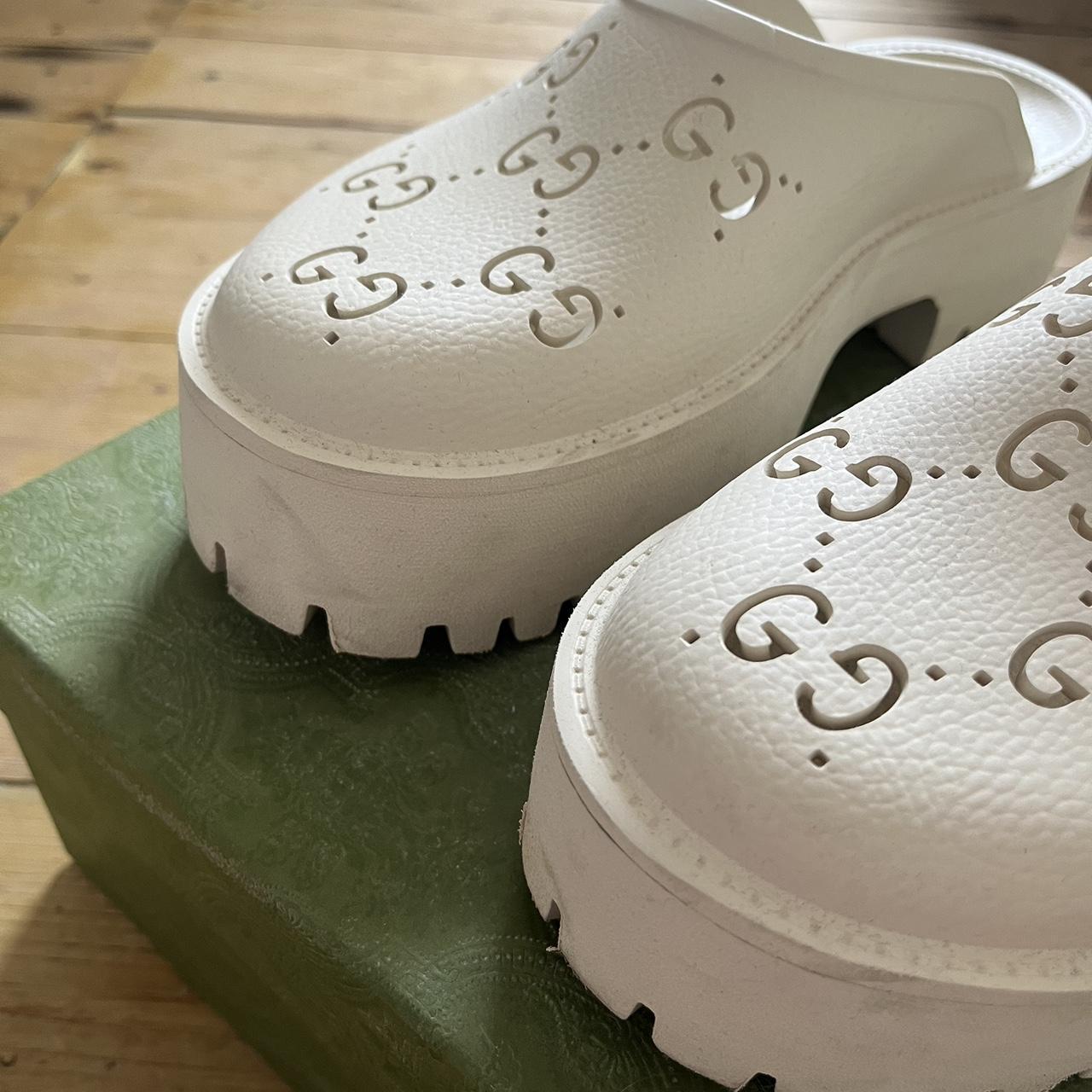 GUCCI RUBBER CLOGS 🤍🤍🤍🤍 for all your summer needs !... Depop