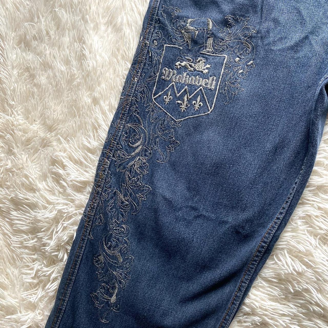 Makaveli branded 2000’s baggy denim jeans w/... - Depop