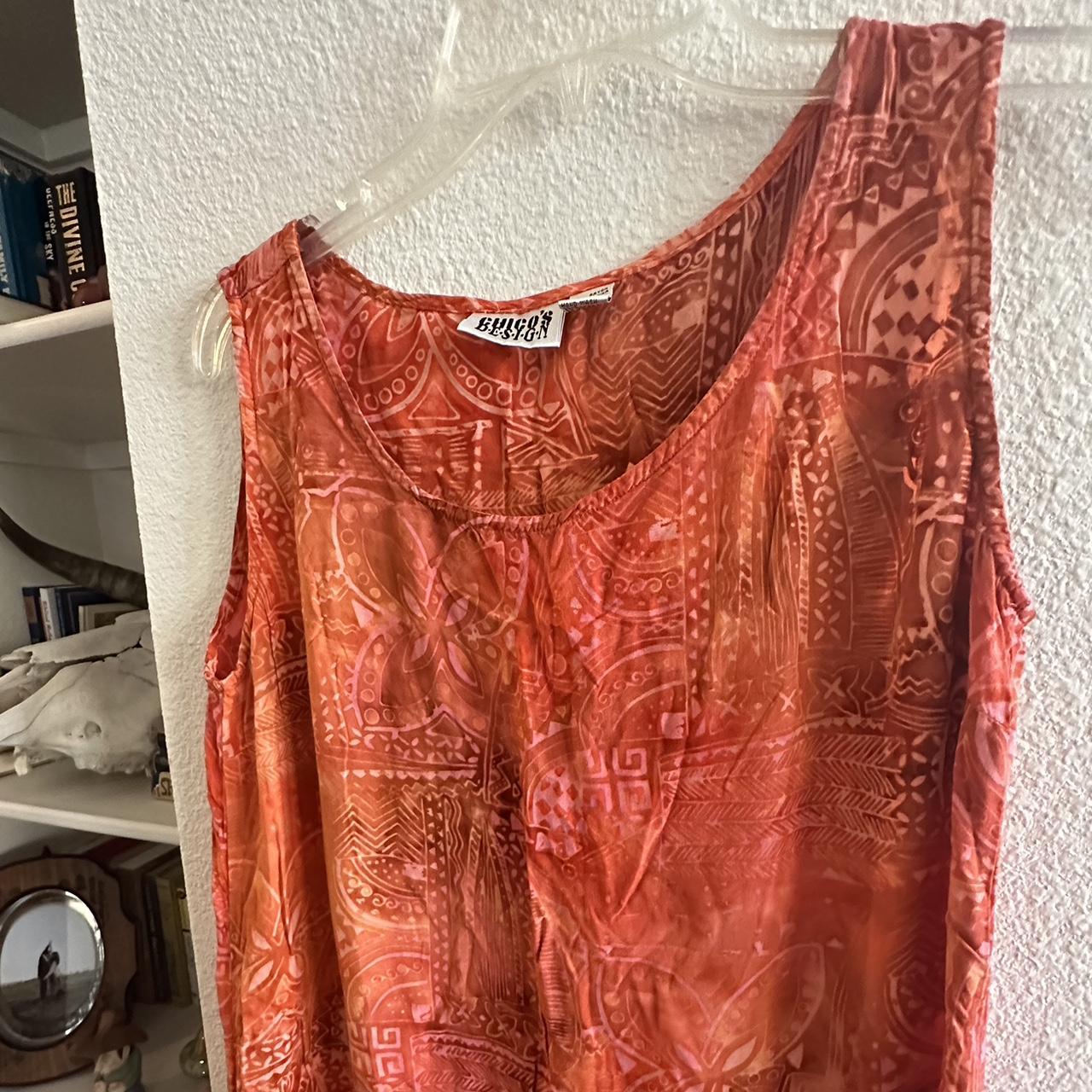 Chico's Red Sleeveless Top Chico's Size 2 RN 79984 - Depop
