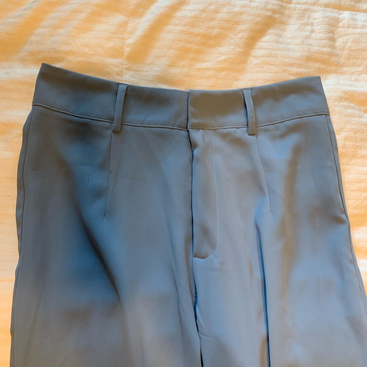 Baby blue dress pants from amazon Never worn Size... - Depop