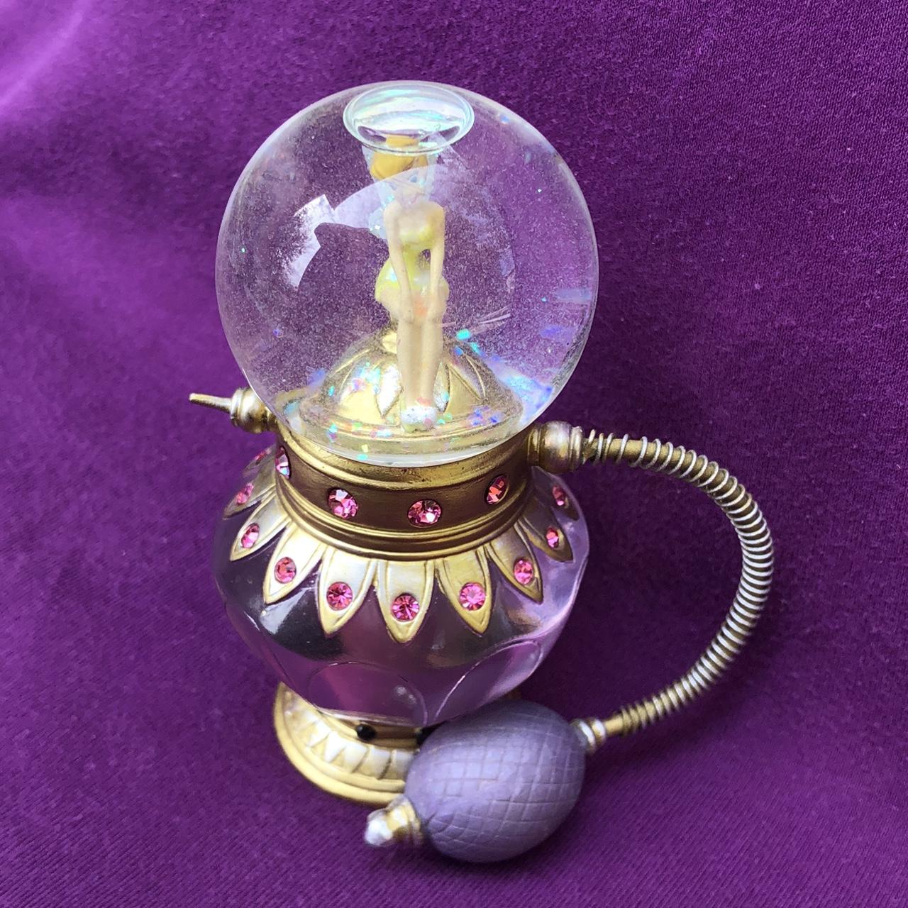 Tinkerbell perfume bottle snowglobe from Depop