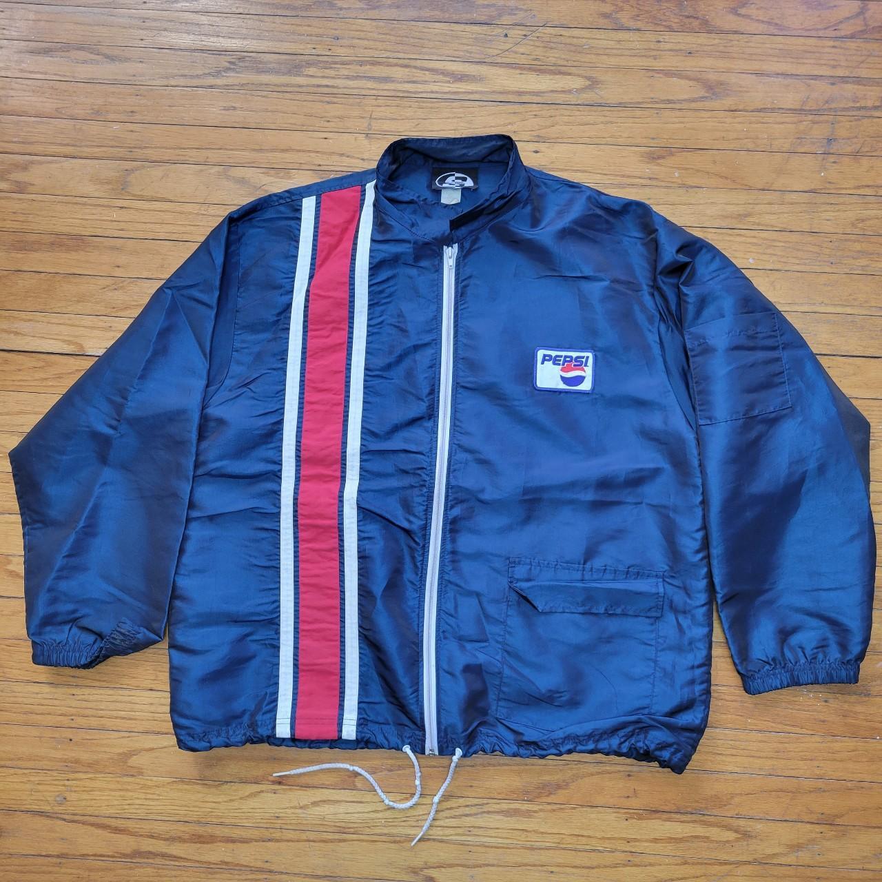 80s Rare Pepsi racing jacket Free... - Depop