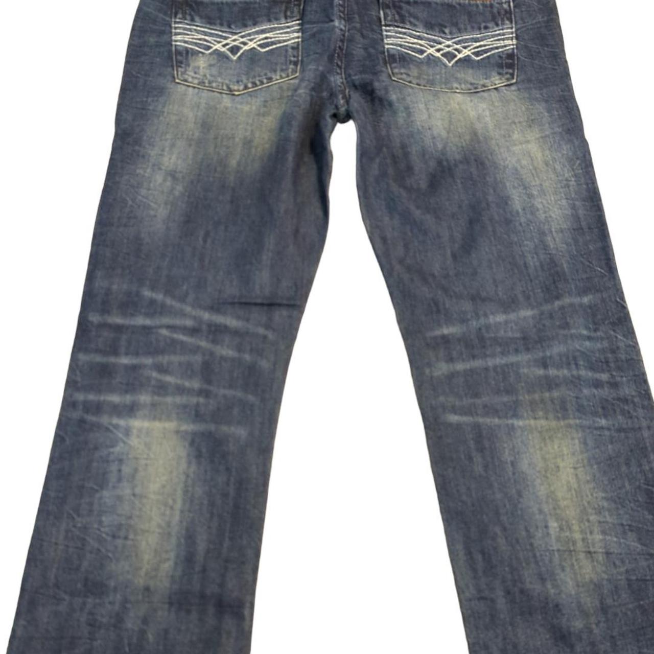 Men's Seven7 Jeans Distressed Straight Fit Denim - Depop