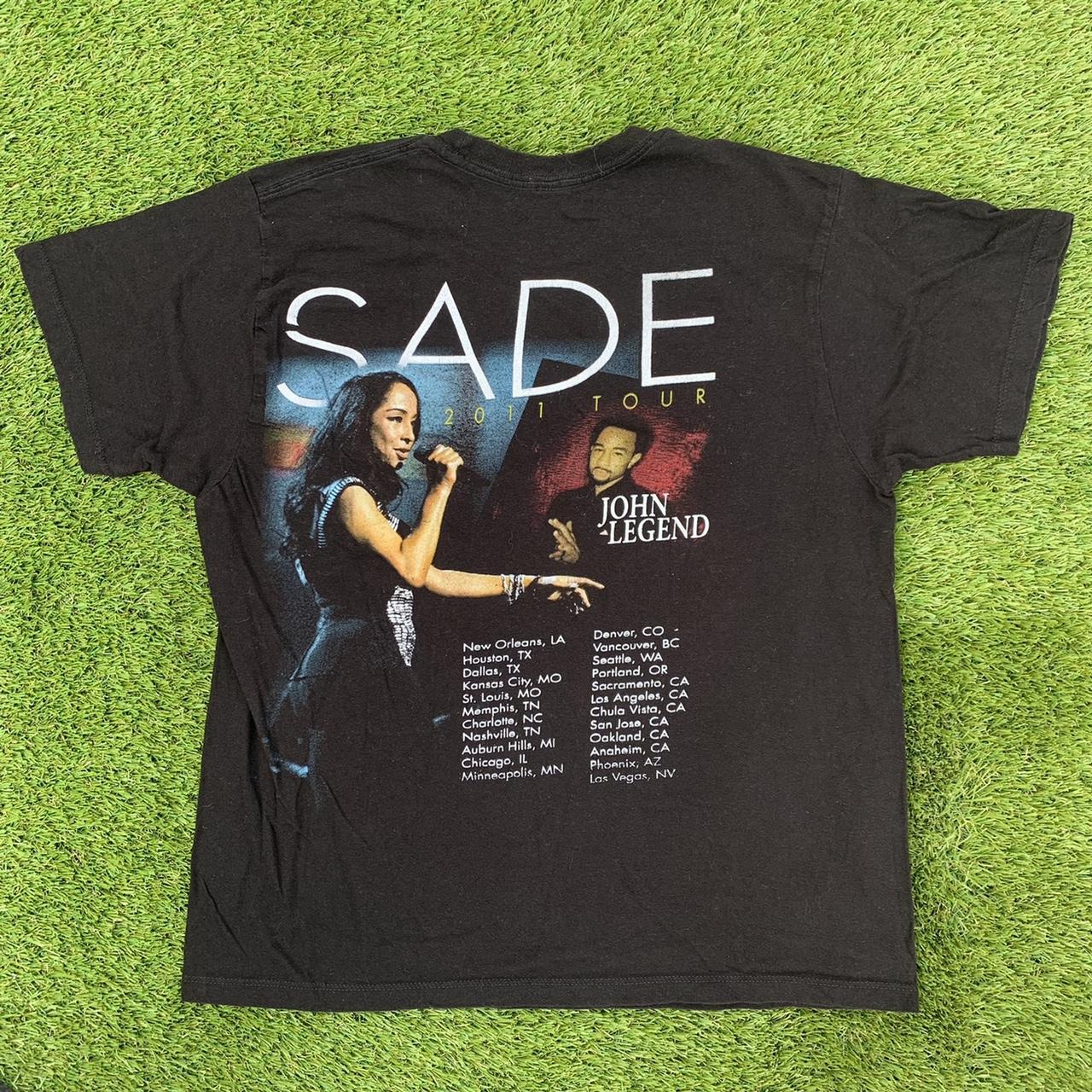 2011 Sade Tour T Shirt. Sade John Legend Tour , SIZE...