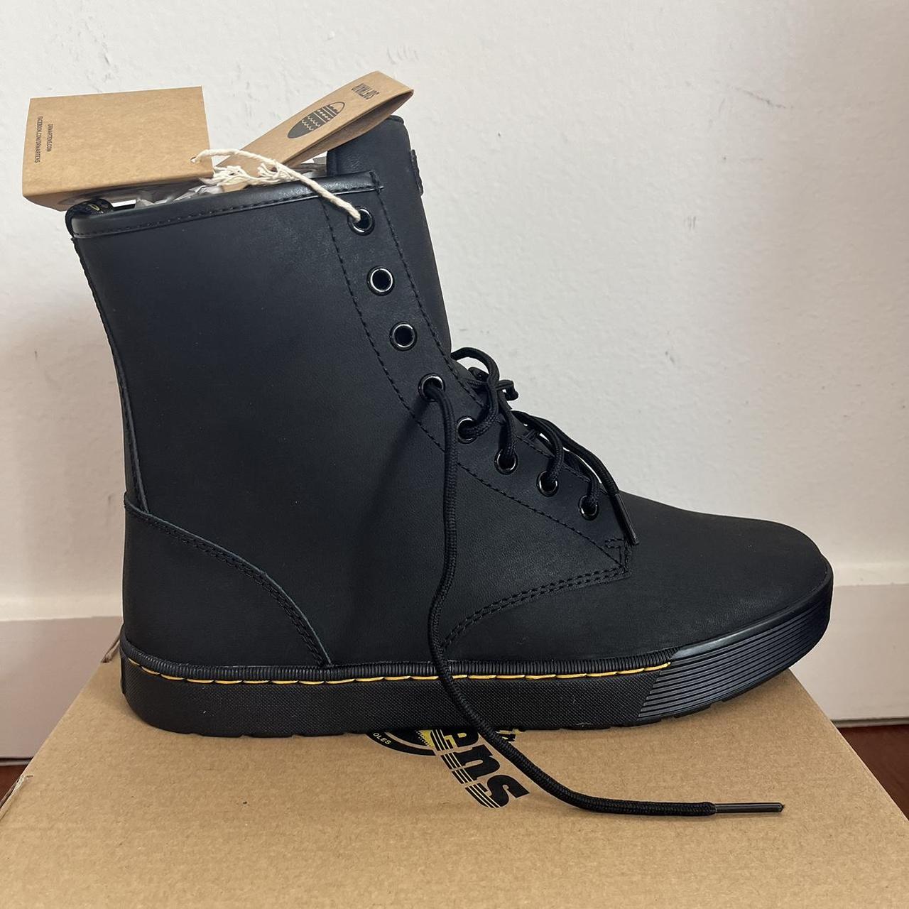 Mens dr martens Cairo black boots nib size 10 punk... Depop