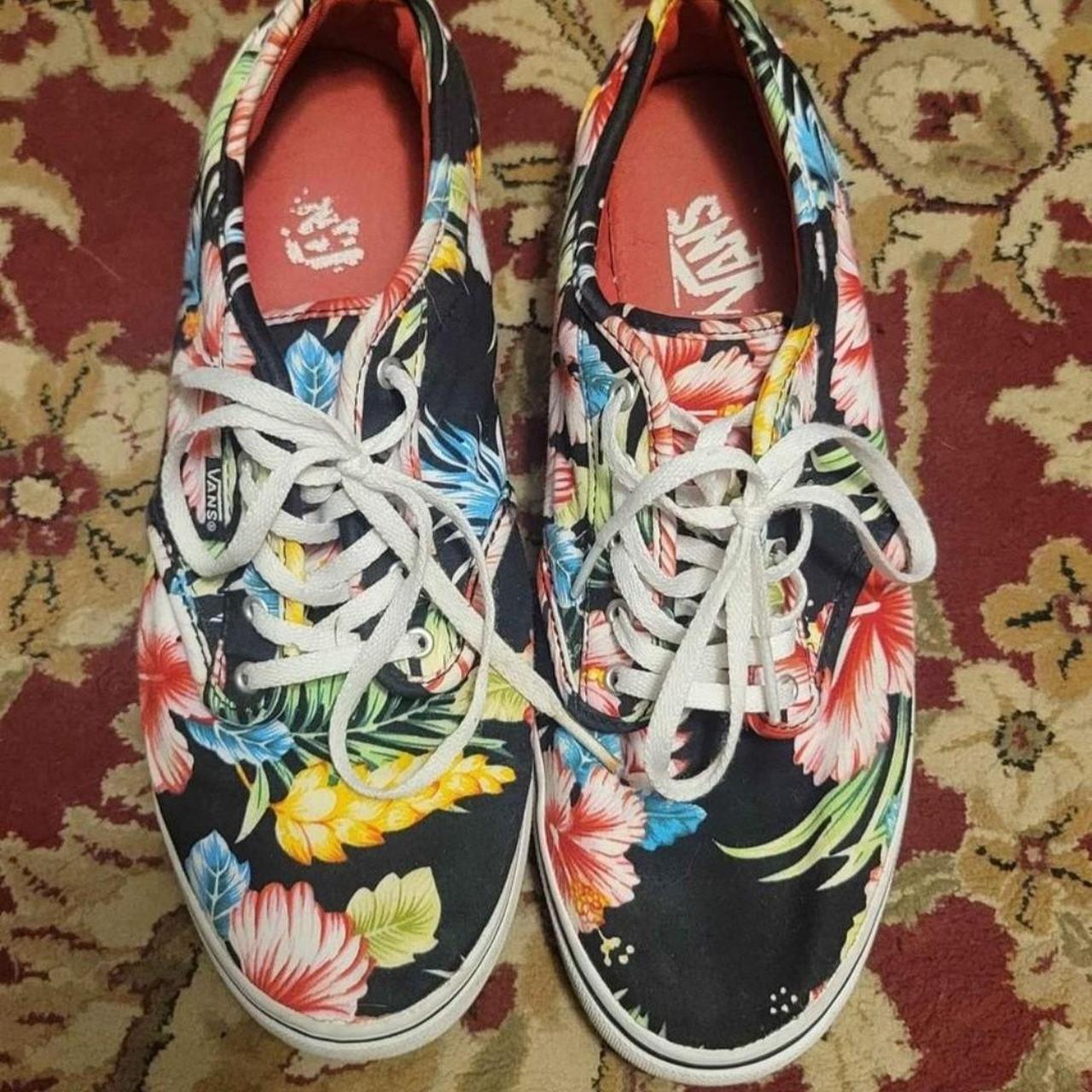 Vans Tropical Print Size 10 Good used condition - Depop