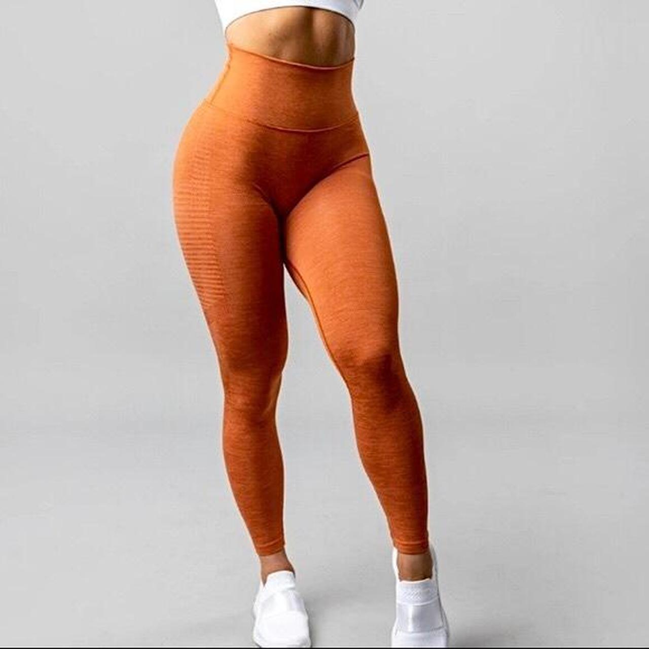 Alphalete halo leggings burnt orange size small... Depop