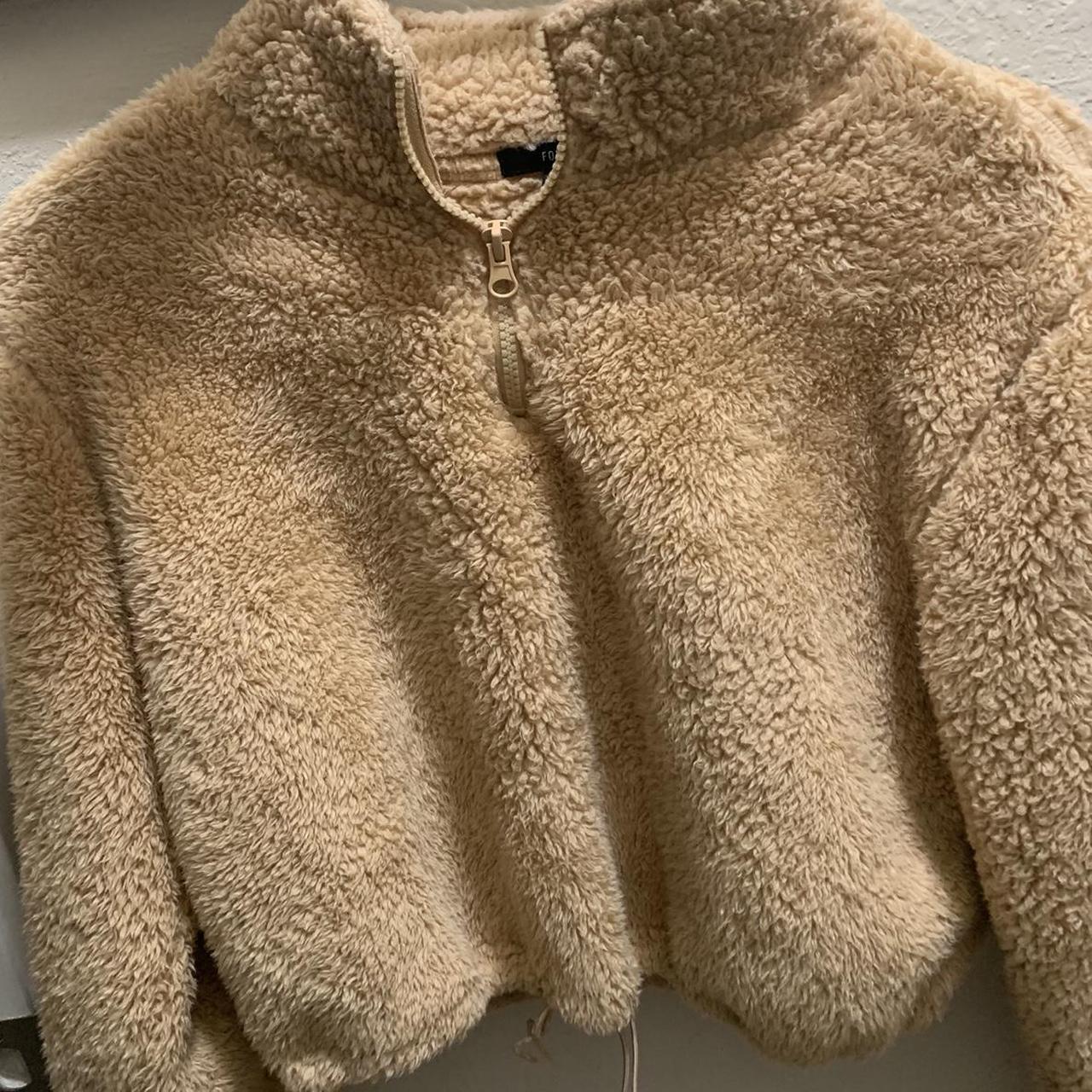 🌷, ♡ Forever 21 teddy bear pullover quarter