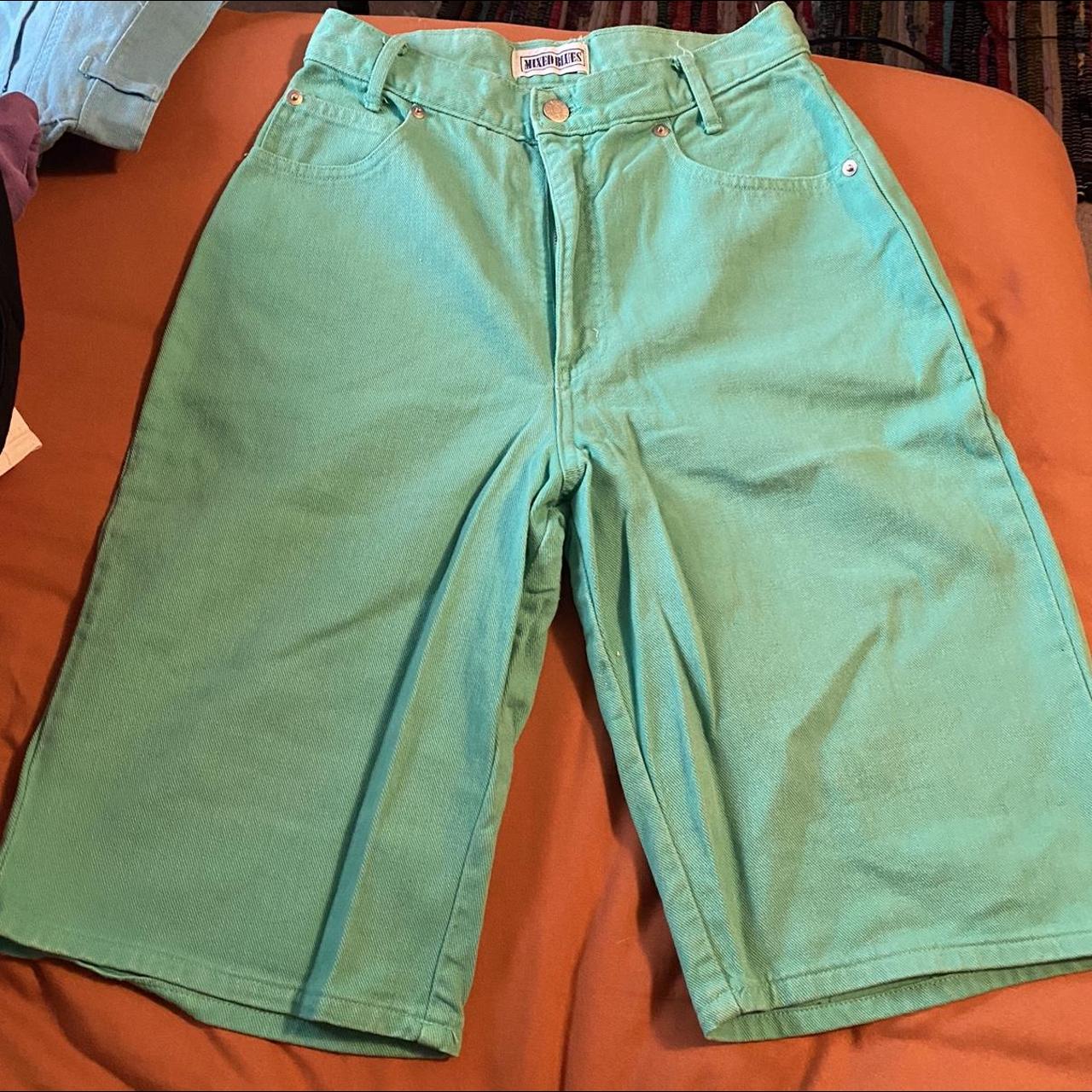 Women's Green Shorts | Depop