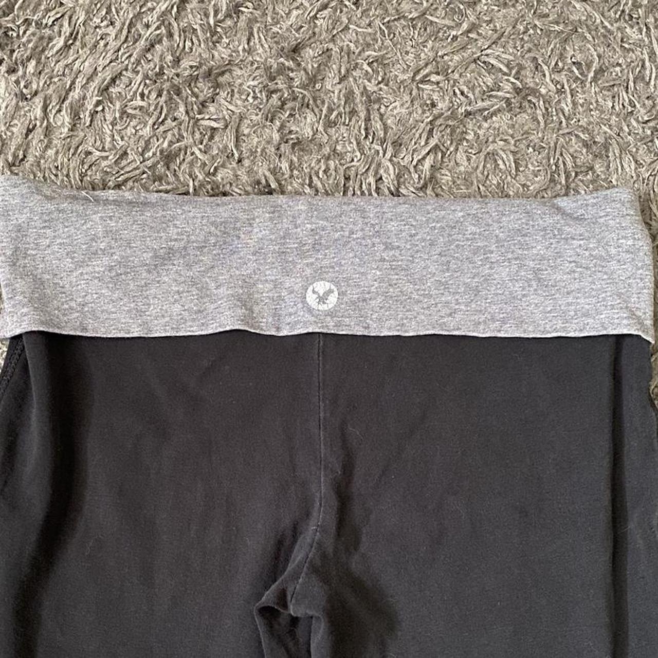 y2k american eagle yoga pants flare/bootcut fit i... Depop