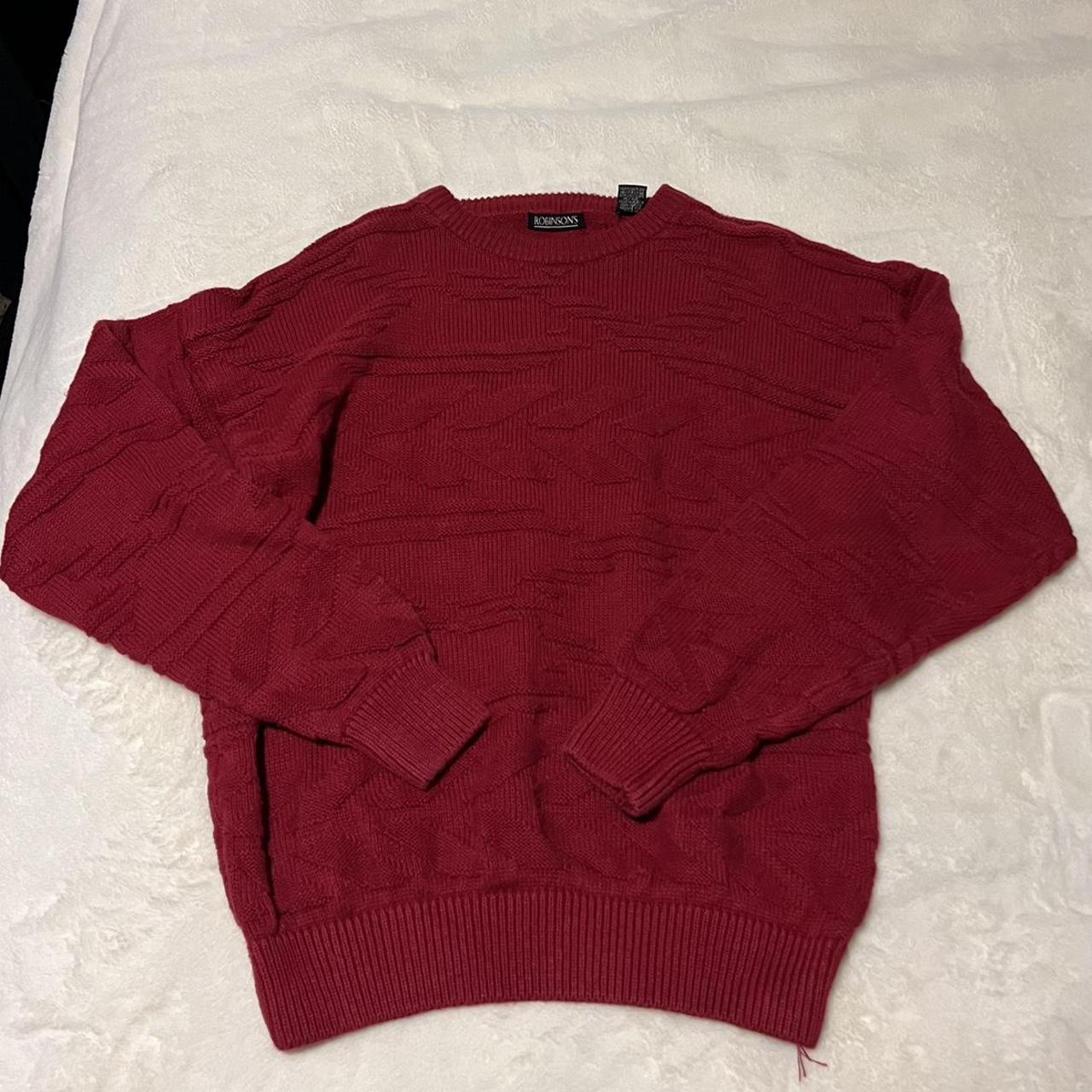 Men's Red Jumper Depop