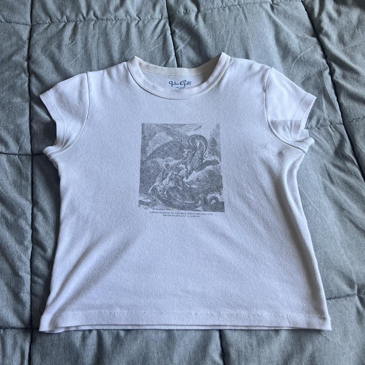 brandy melville baby tee st. george... - Depop