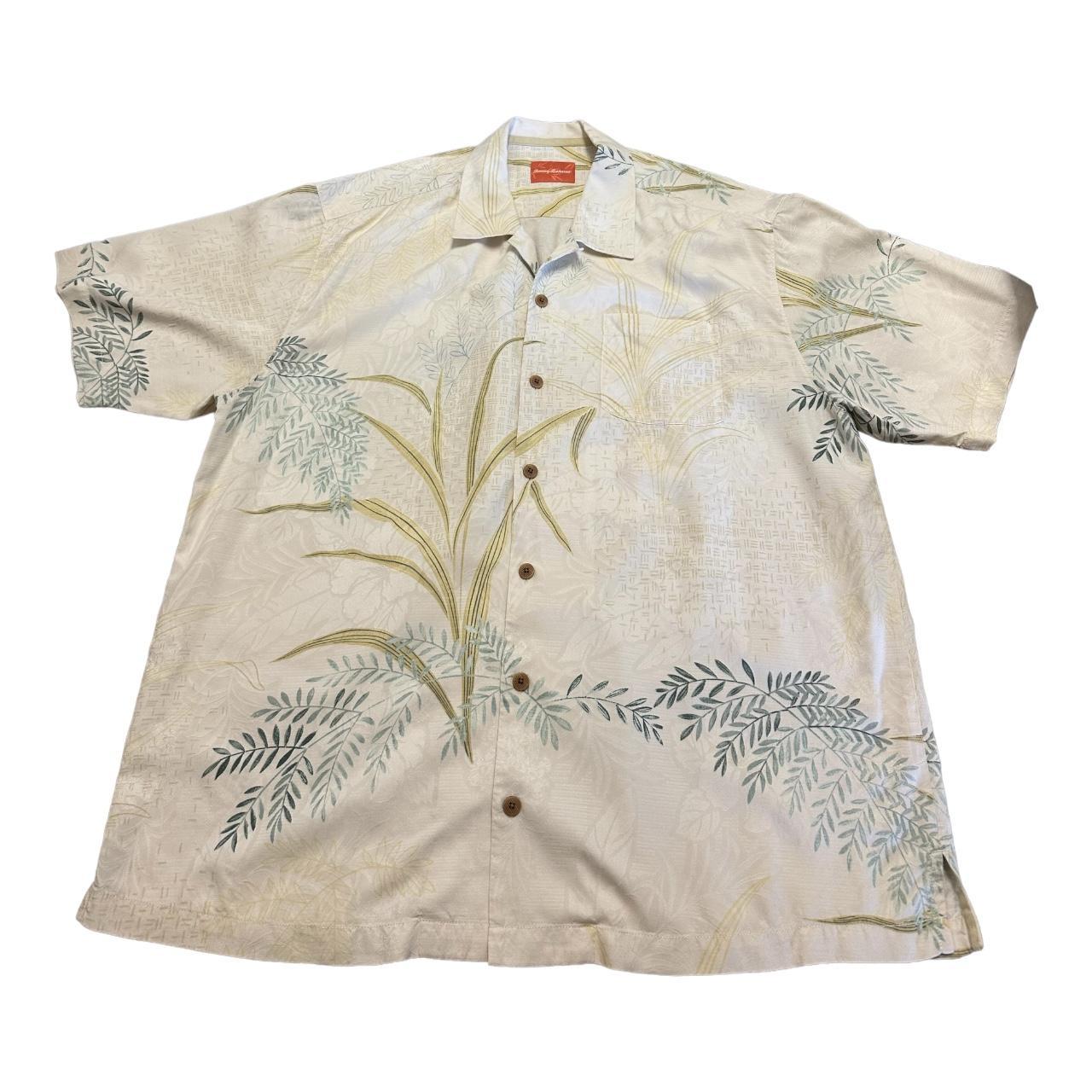 Tommy Bahama Hawaiian Shirt Mens Large Short Sleeve - Depop