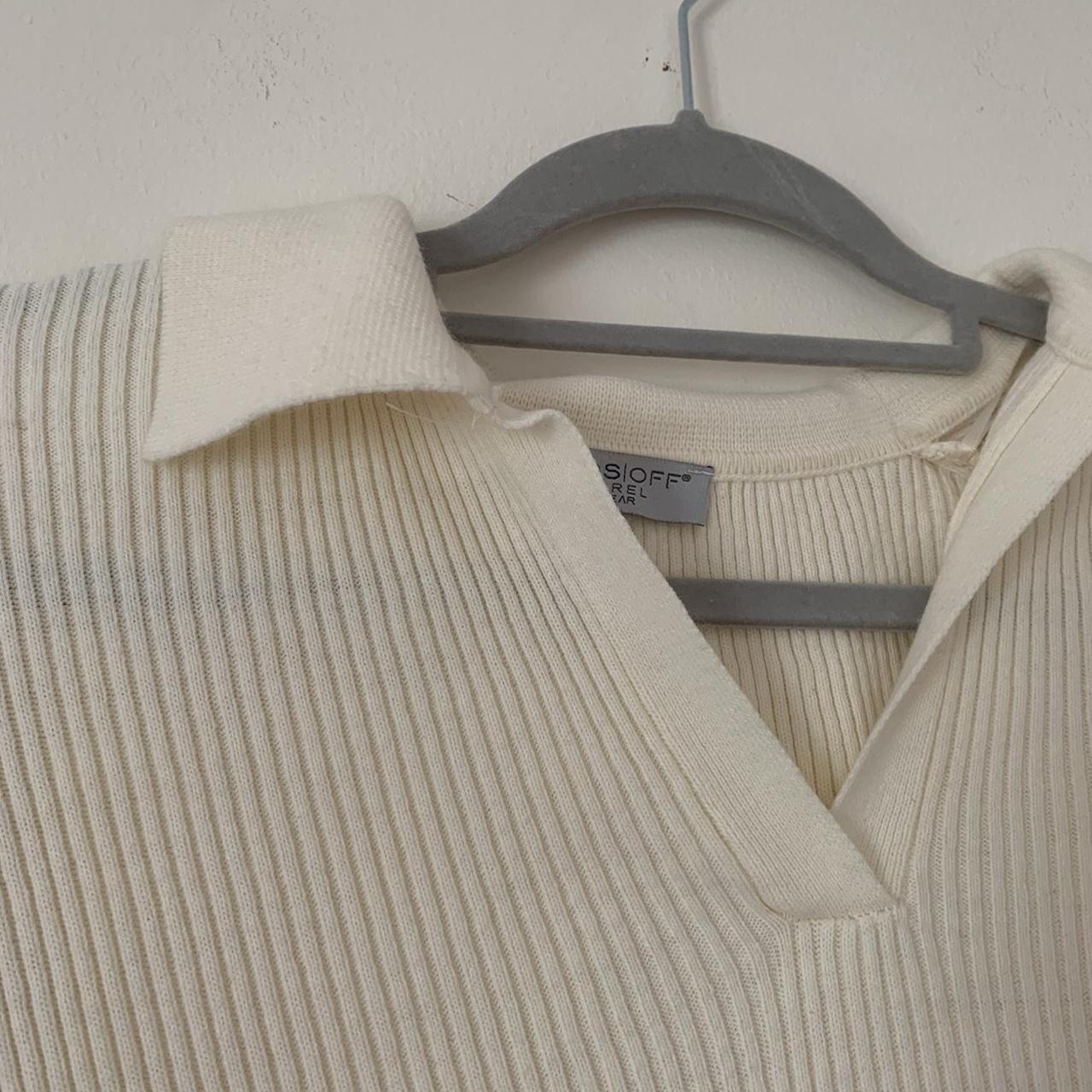 Cream jumper dress Size 14 UK jumperdress... Depop