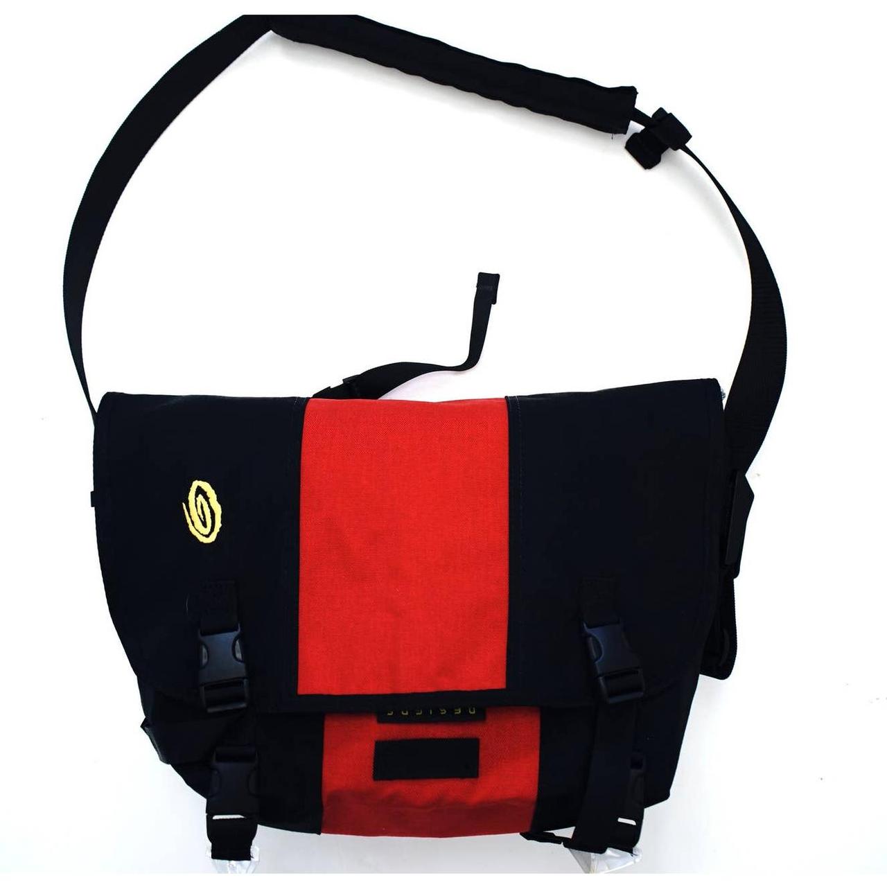 Men's Red and Black Bag Depop