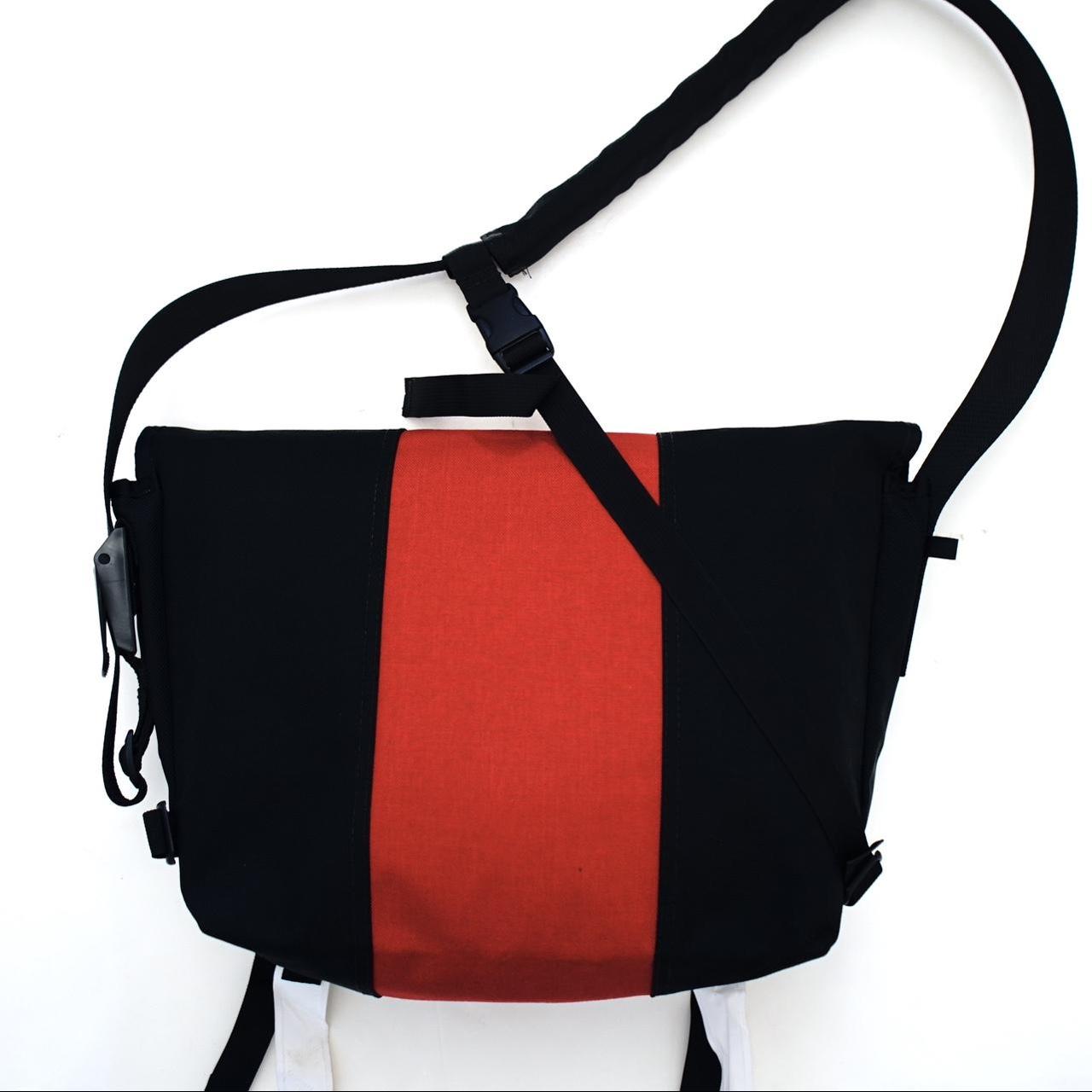 Men's Red and Black Bag Depop