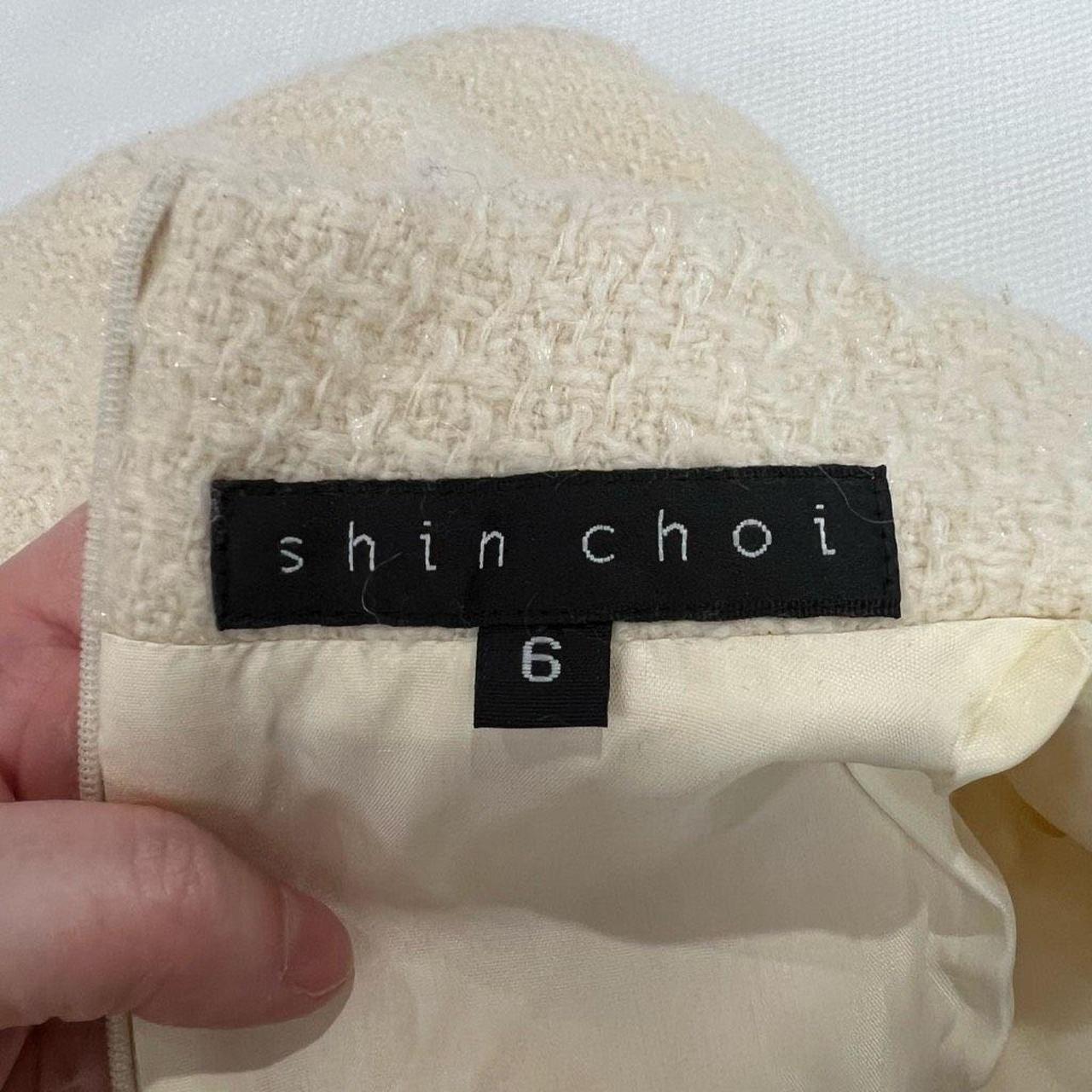 Shin Choi Cream Retro Cut selling Sleeveless Dress