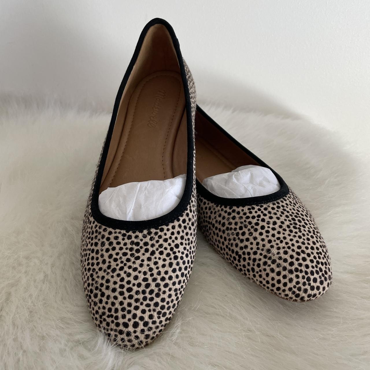 The reid ballet flat in leopard sale calf hair