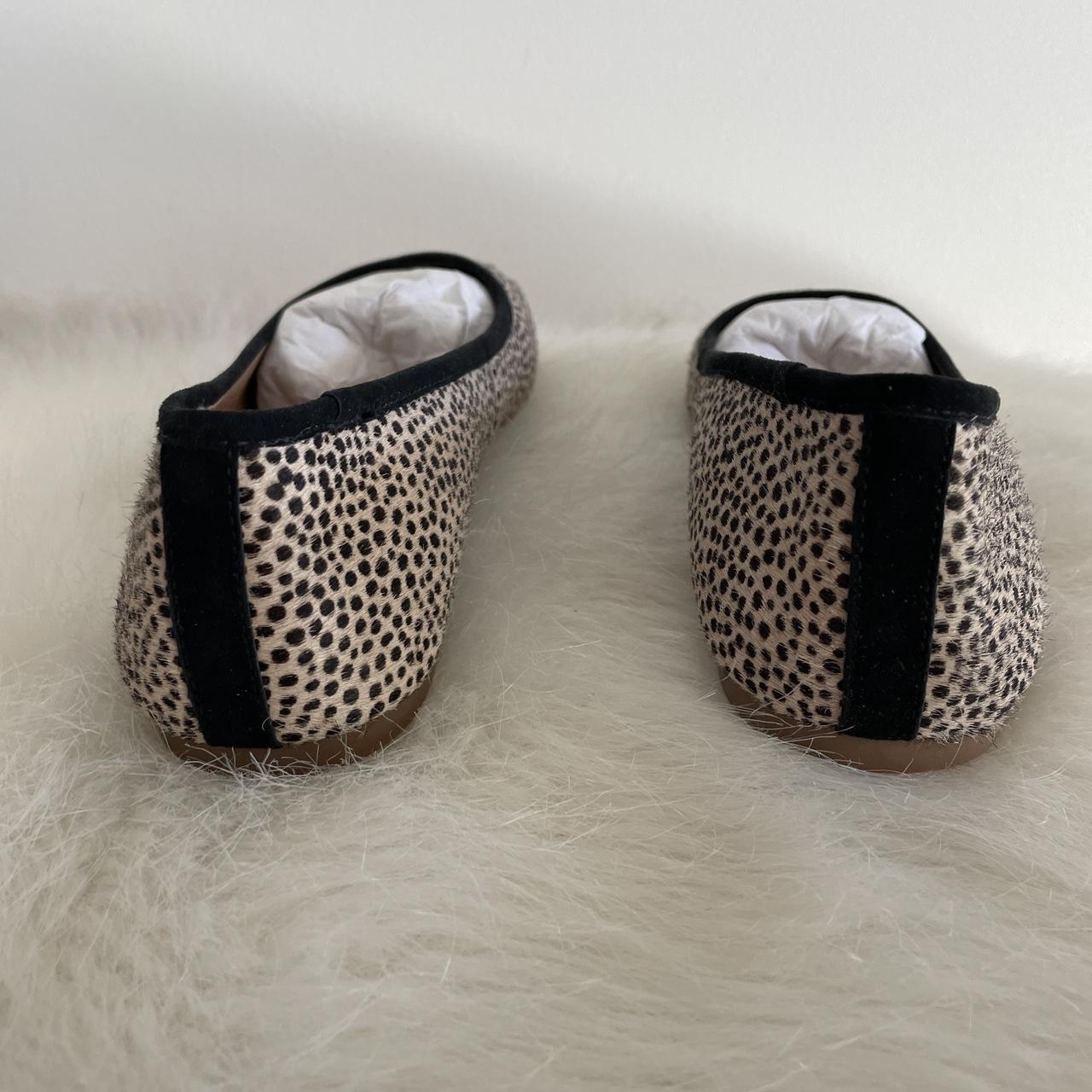 The reid ballet flat in leopard hot sale calf hair