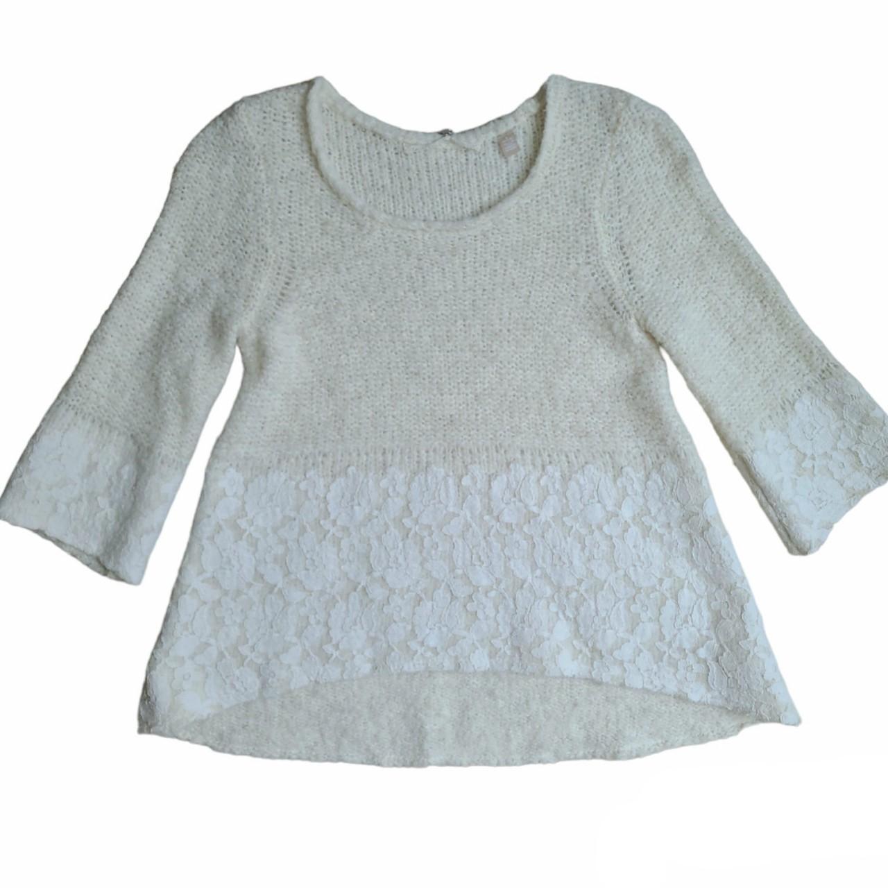 Anthropologie knitted 2024 and knotted sweater