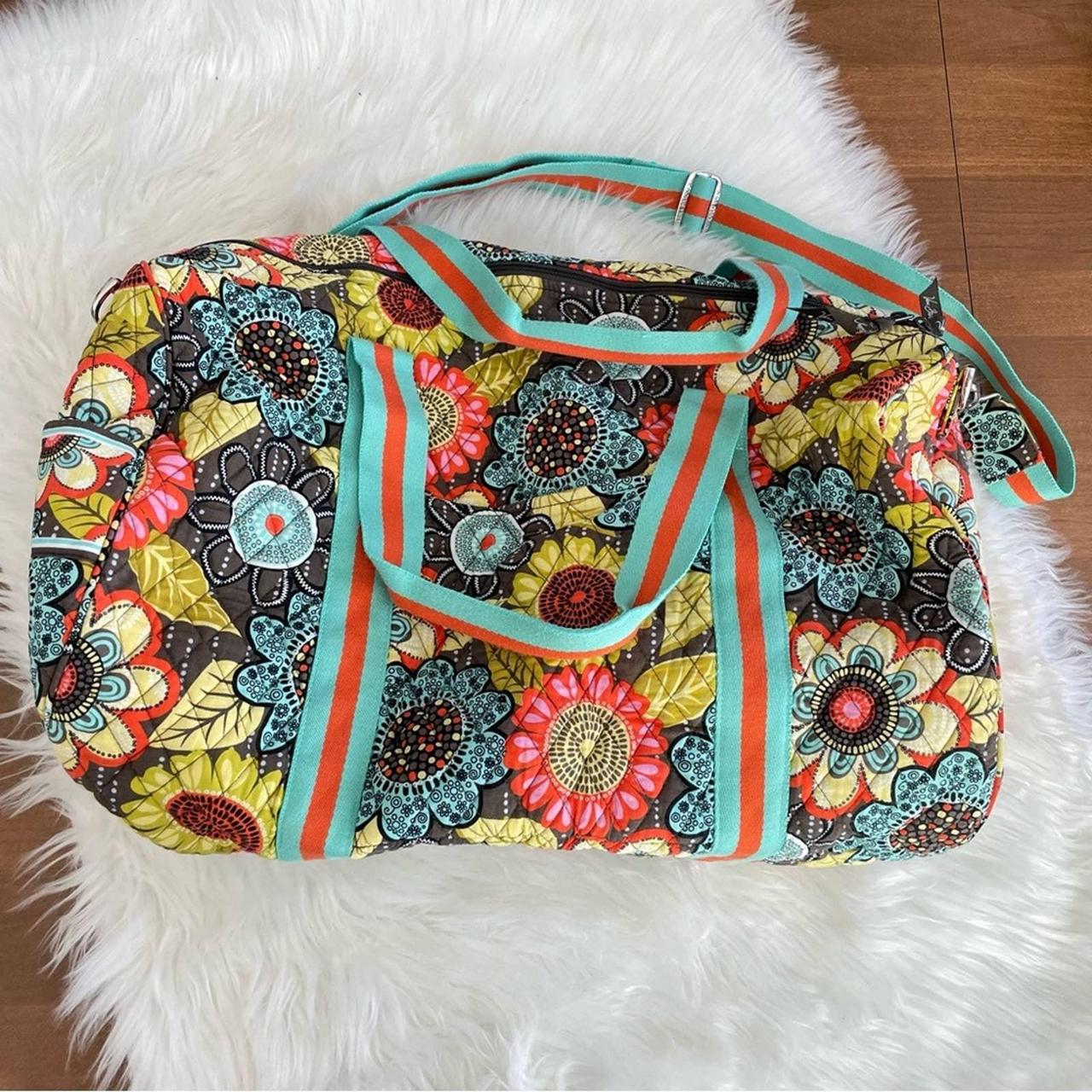 Vera Bradley | Flower Shower Large Duffel Bag... - Depop