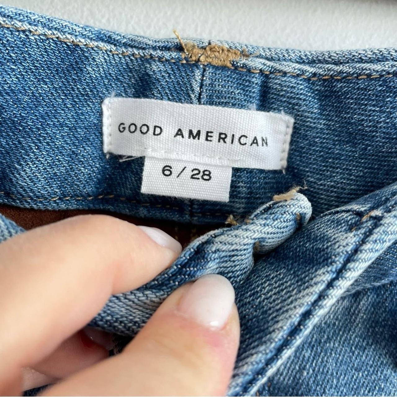 GOOD AMERICAN Women's Good Legs Denim Jeans in Blue 004 Size 6/28