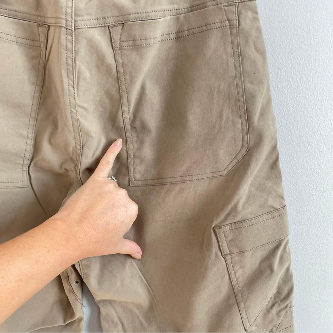 PrAna Zion khaki stretch cargo pants perfect for - Depop