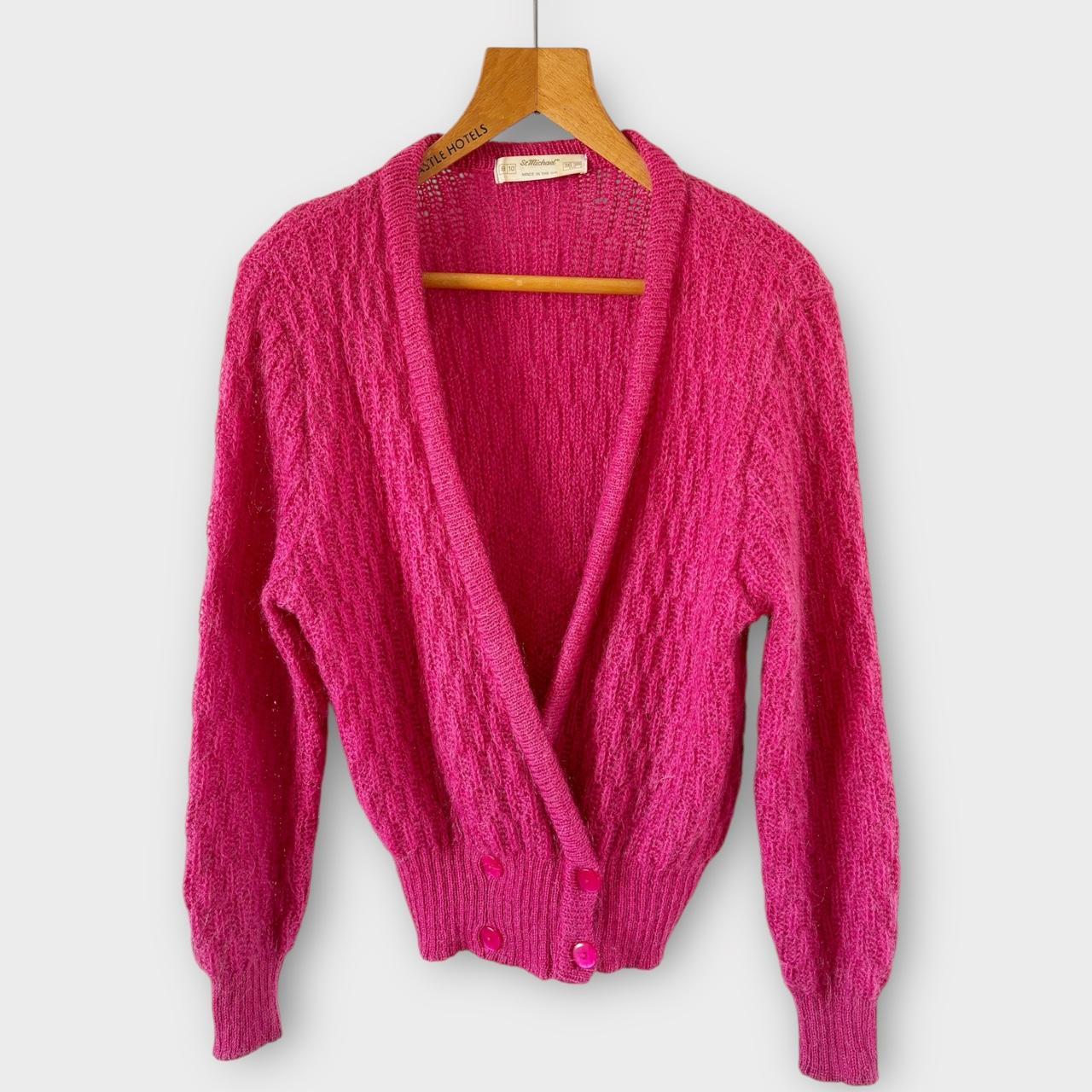 M and s pink cardigan best sale