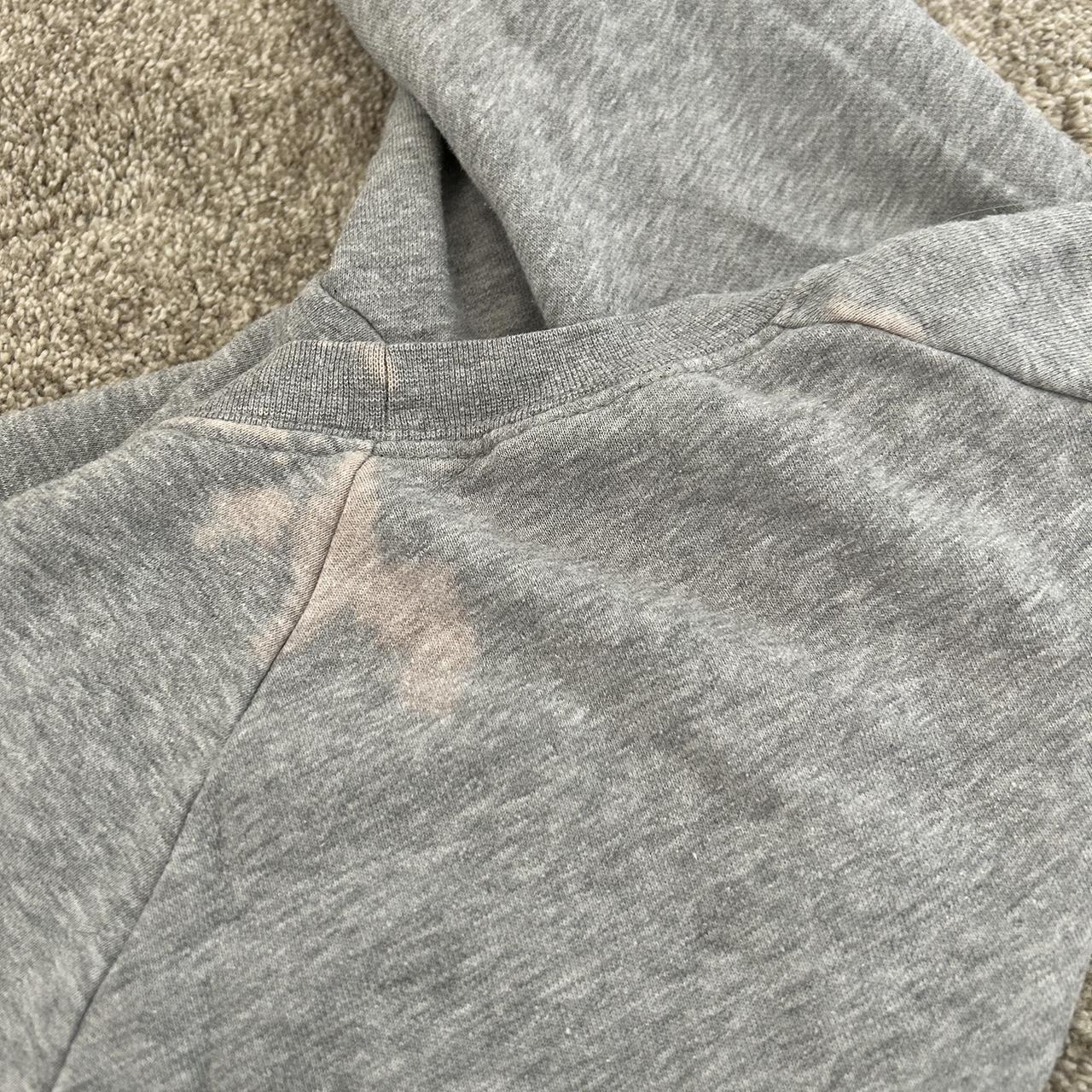 grey nike jumper size medium but fits a small... - Depop