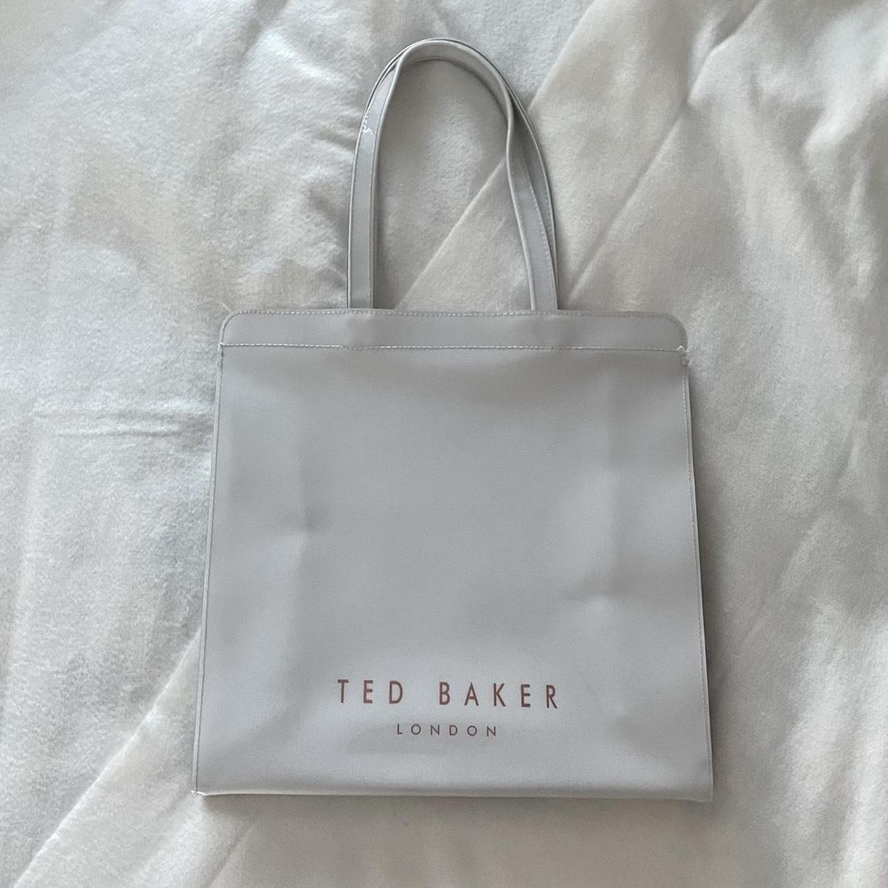 authentic ted baker vinyl tote bag ☆ never used,... - Depop