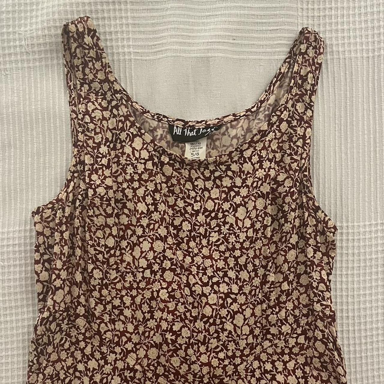 Authentic 90s All That Jazz Floral Dress has a... Depop