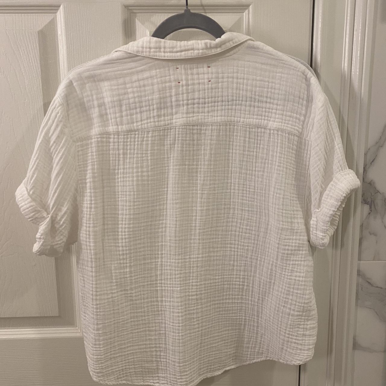 XIRENA Women's White Blouse | Depop