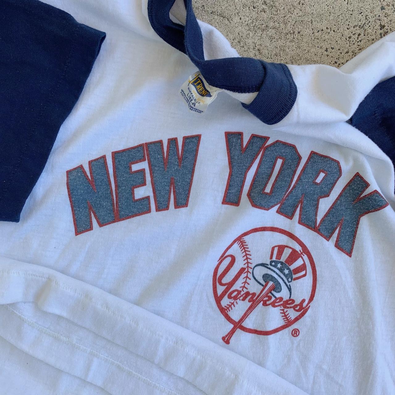 Vintage Red New York Yankees Jersey Medium but Fits - Depop