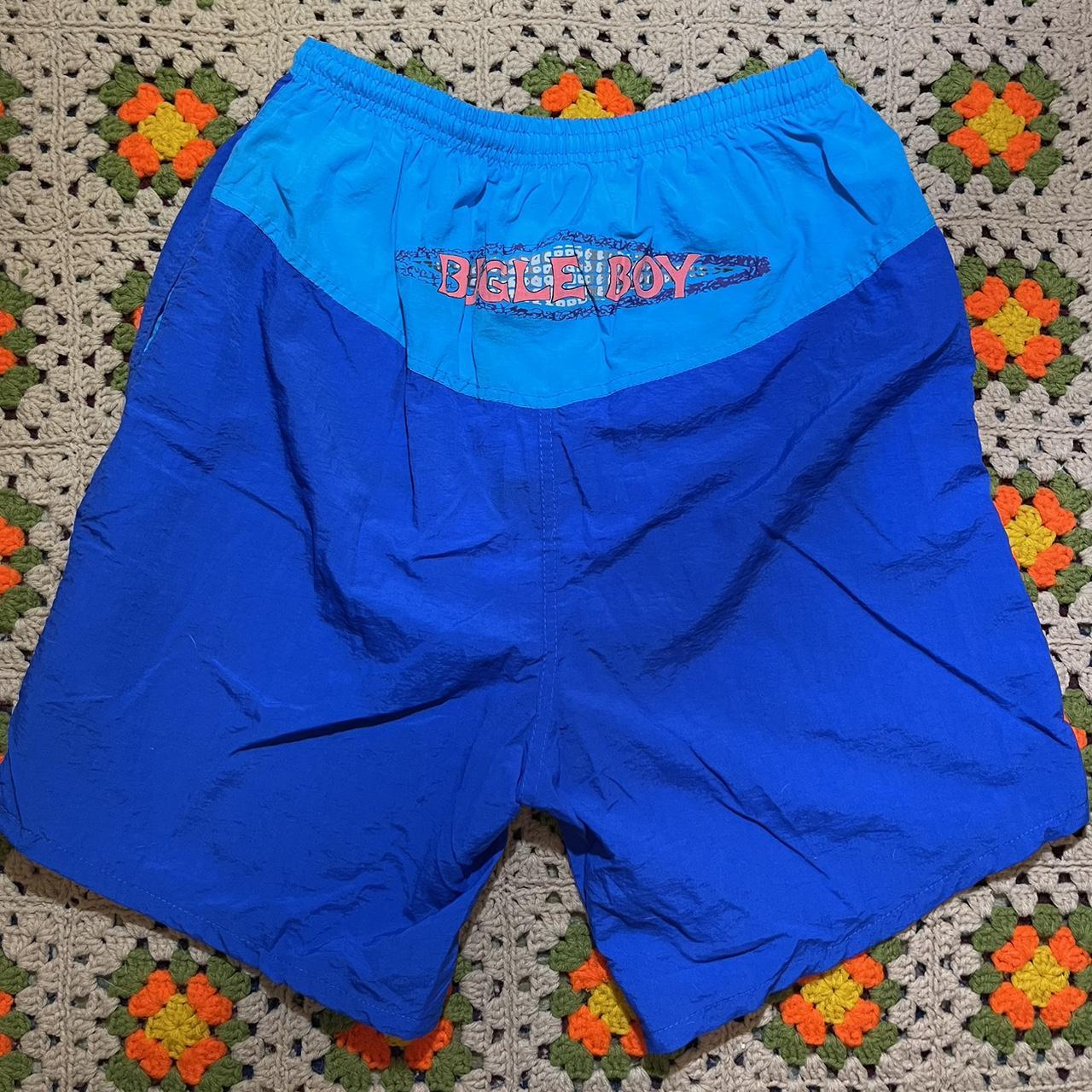 Bugle Boy Men's Blue Shorts Depop