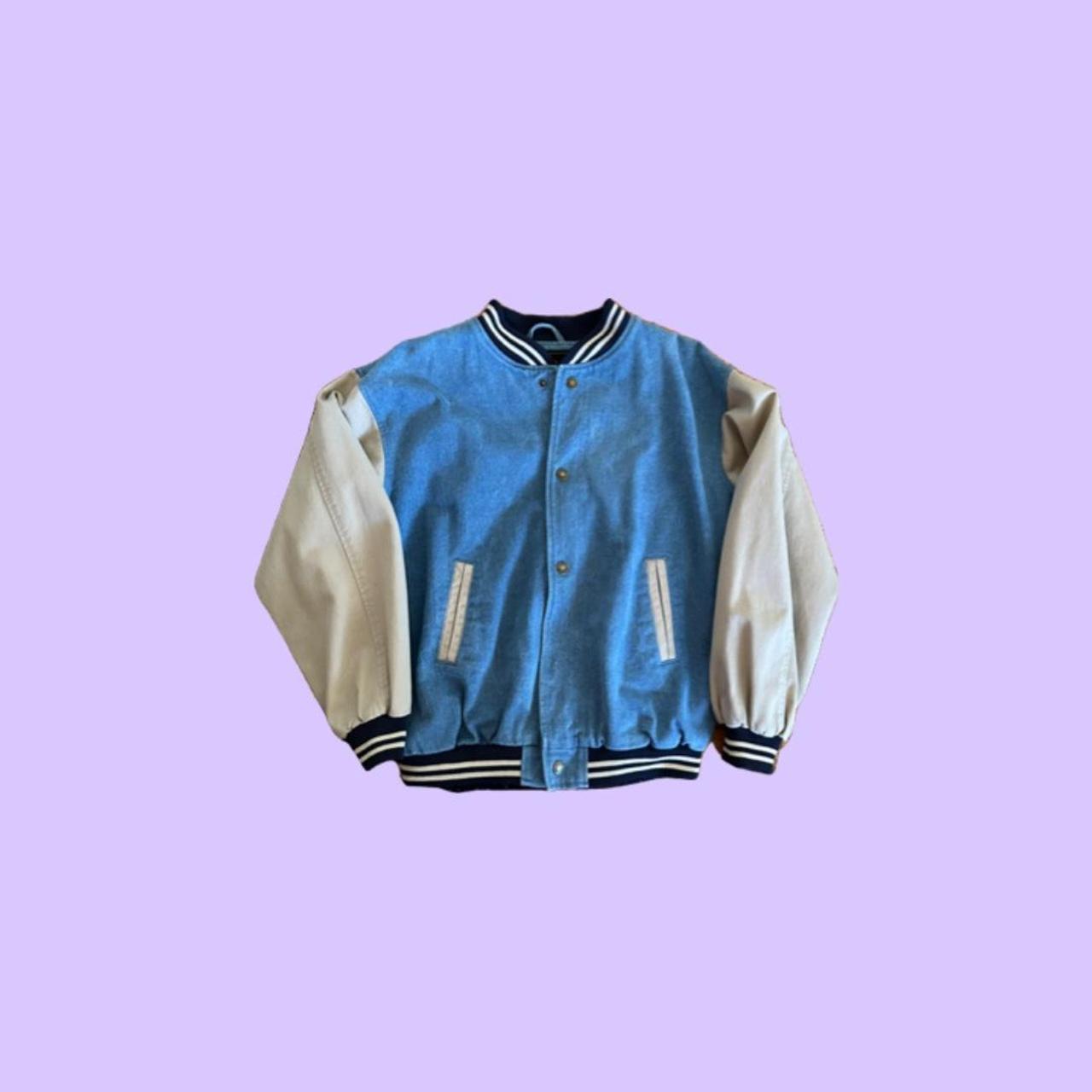 CRAZYYY EARLY 90s COLTS VARSITY JACKET MAKE - Depop