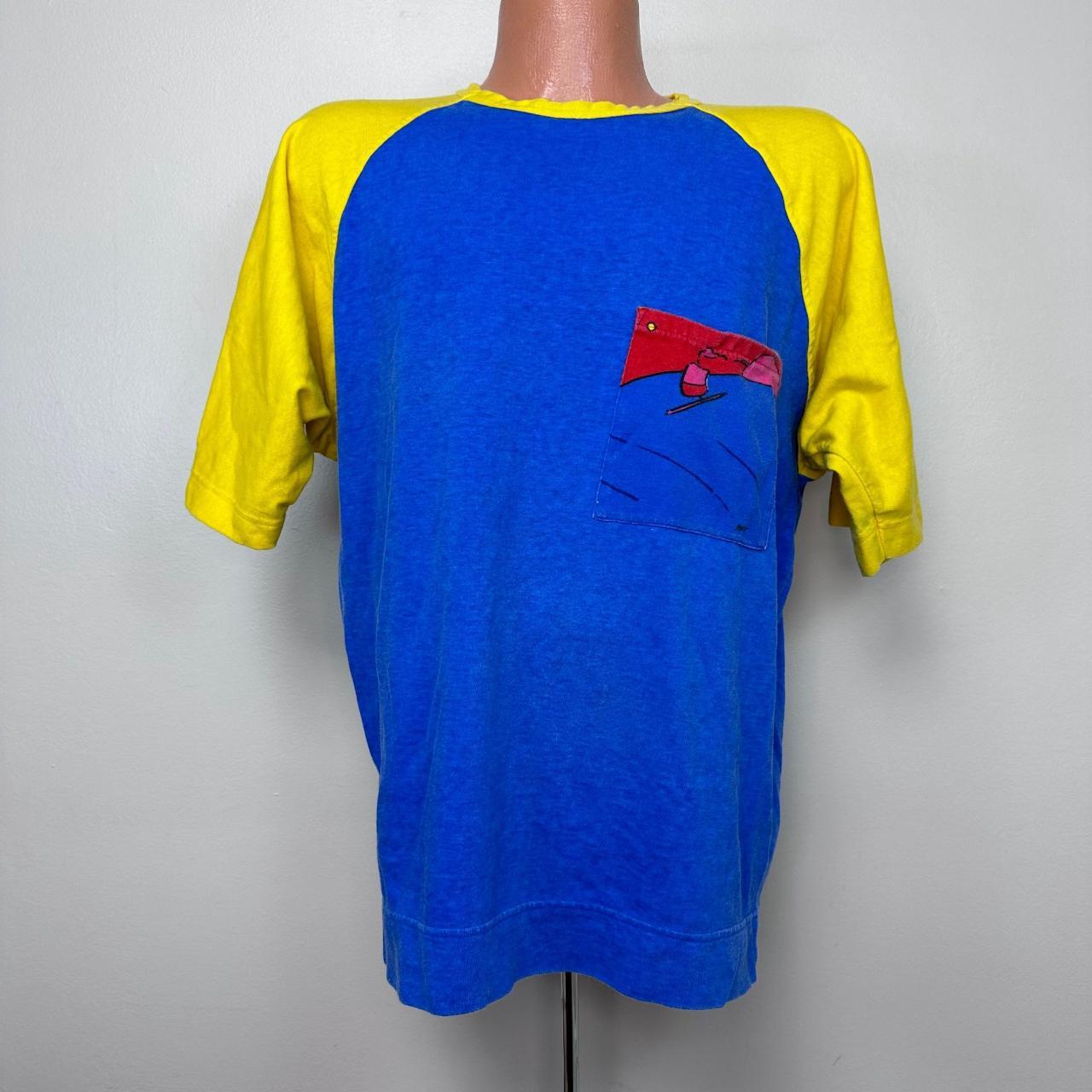 80’s Peter Max reversible sweat t-shirt Vintage RARE Peter Max 1988 Reversible Shirt. It is
