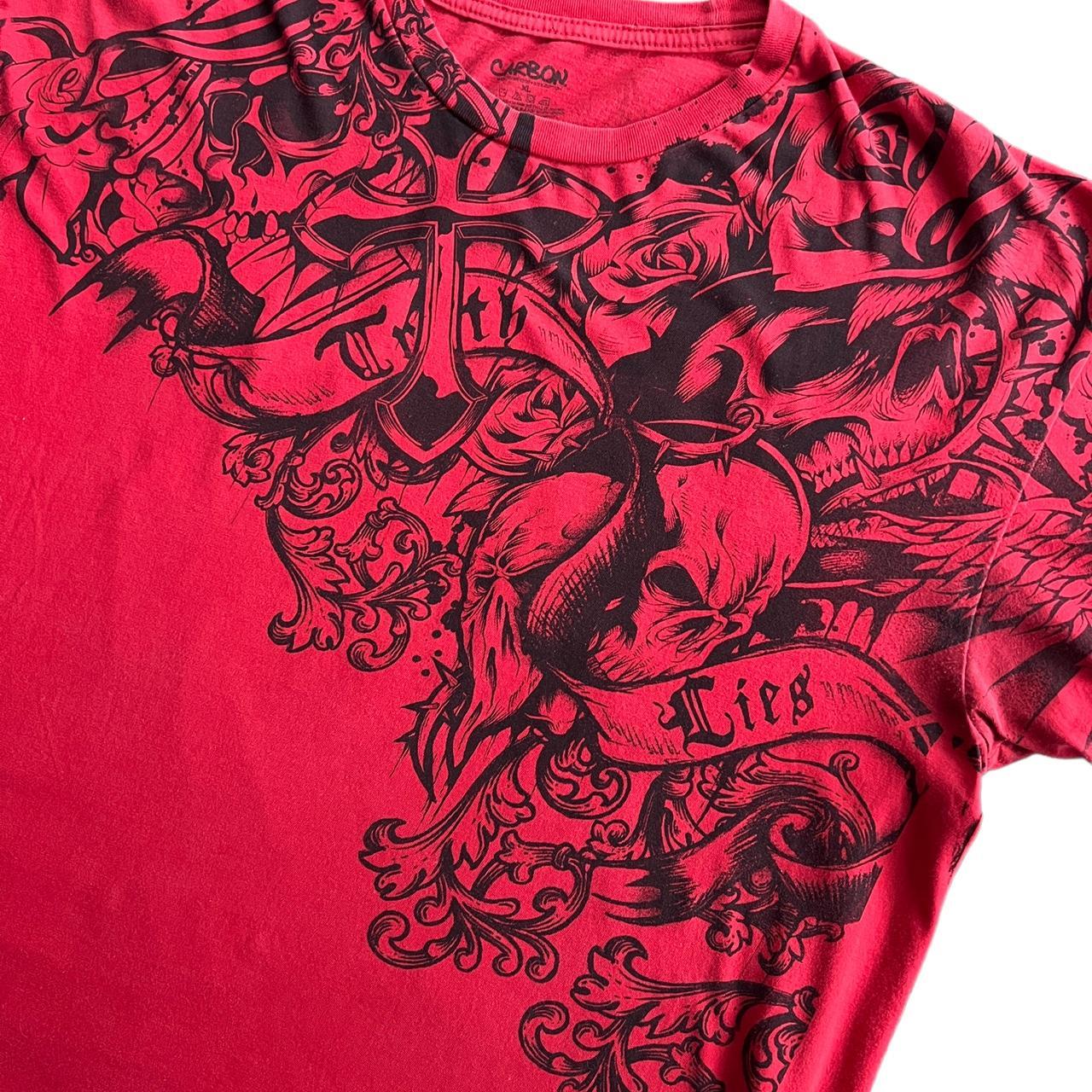 Carbon Men's Red T-shirt (2)
