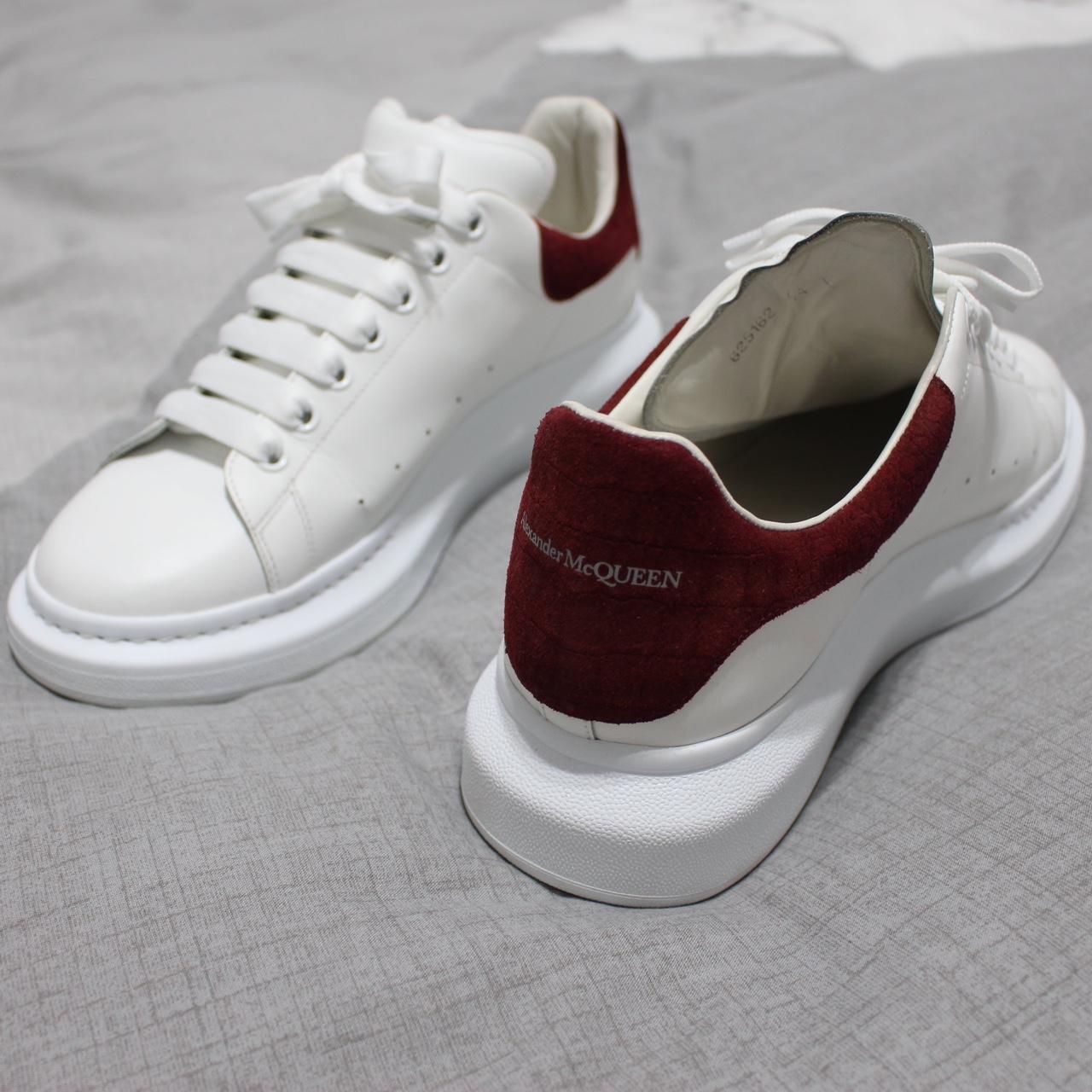 Maroon alexander best sale mcqueen trainers