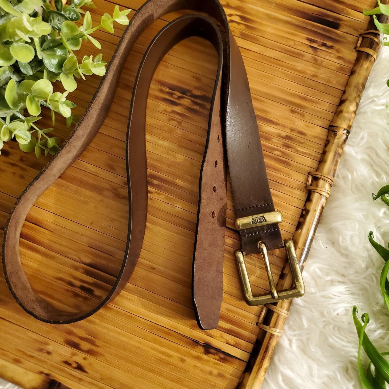 Levi's genuine leather clearance belt