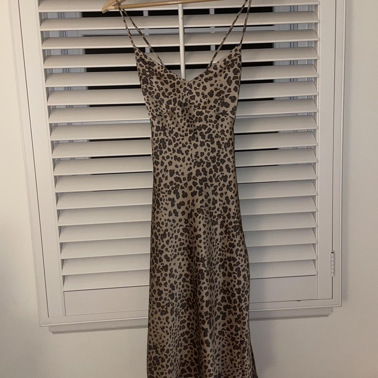 Cheetah print Abercrombie dress Soooo flattering and. Depop