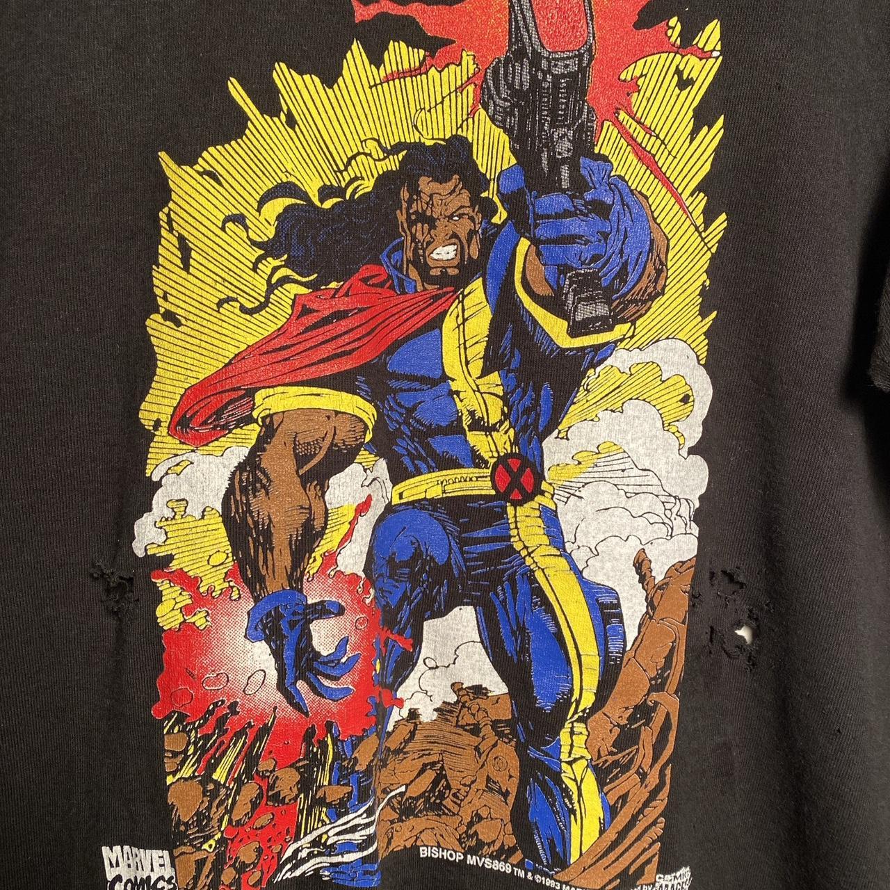 VTG Rare 1993 Bishop Marvel Comics T-Shirt X-men...