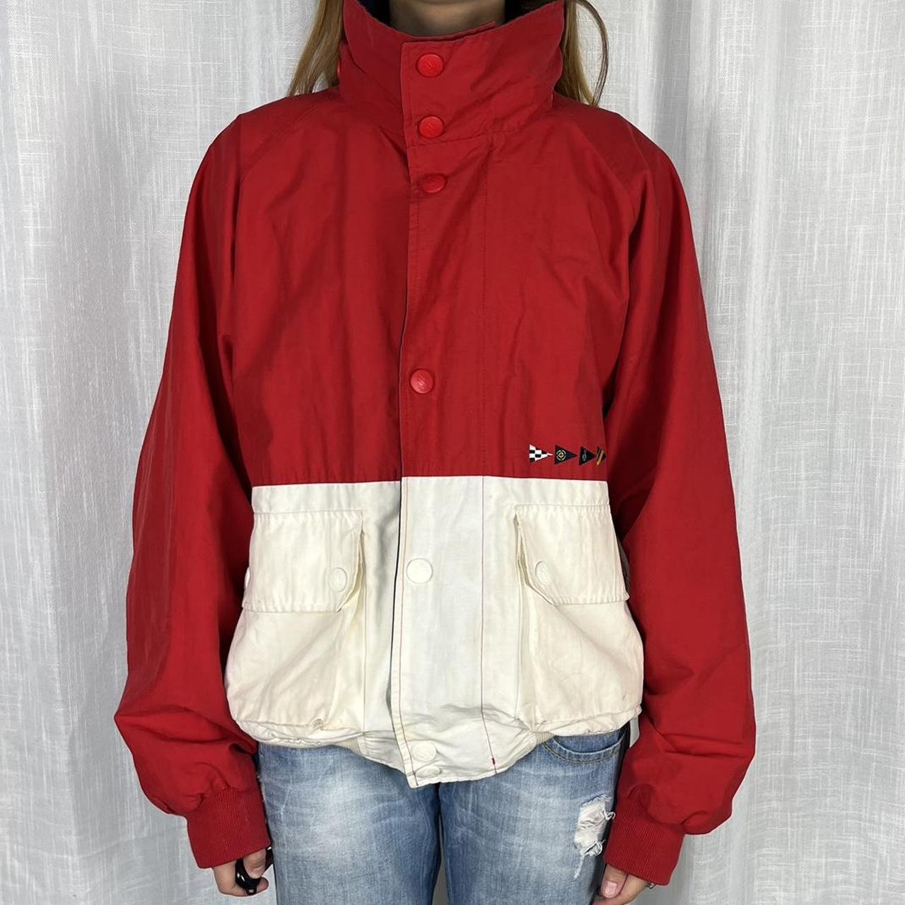 Vintage Nautica Sailing Jacket High neck Depop