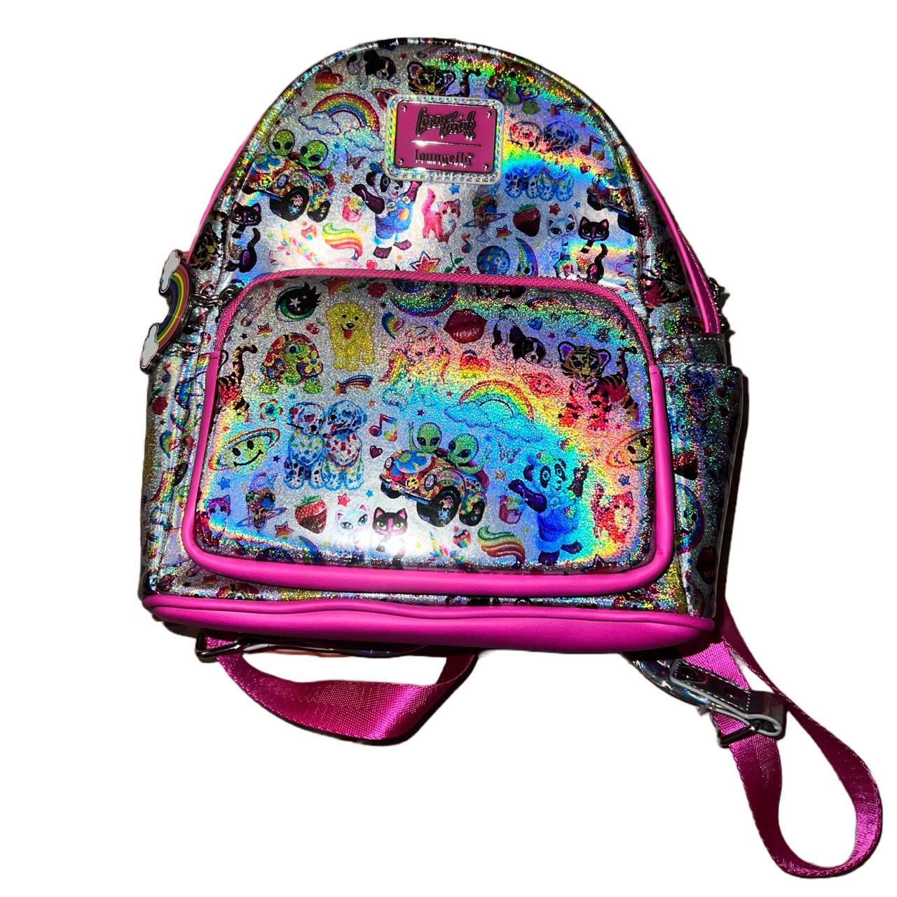 Lisa Frank Loungefly Mini Backpack and Wallet selling New without Tags