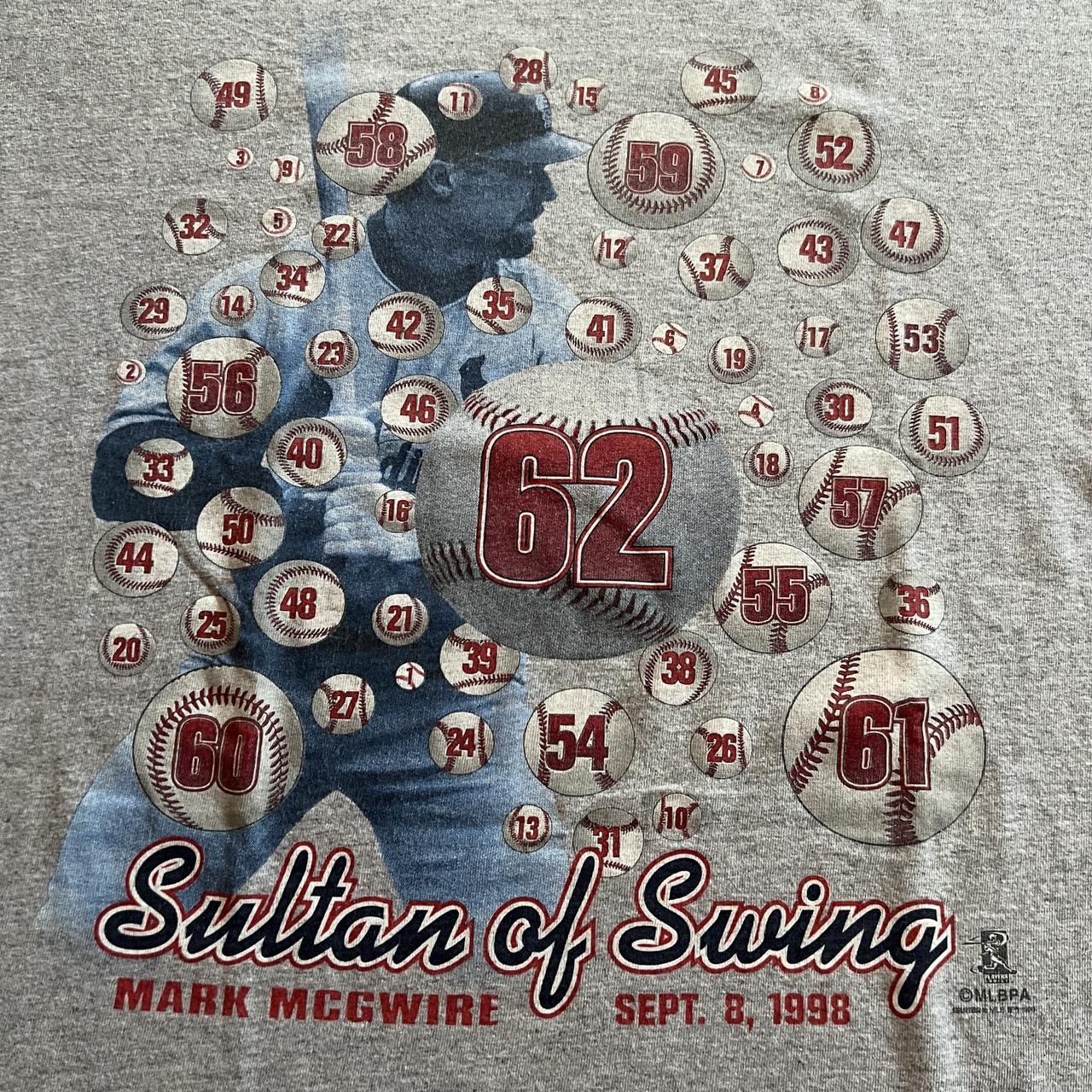 Vintage St Louis Cardinals Mark Mcgwire Sultan of Swing T 