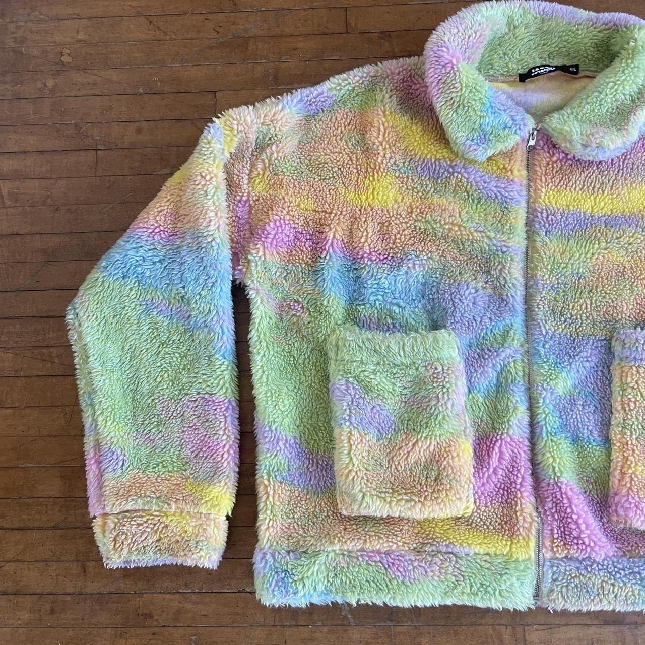 Jaded london shop rainbow fleece