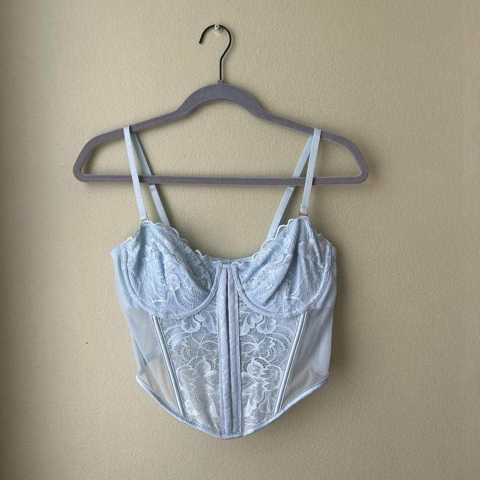 dreamy creme vintage bustier corset ❥ brand - - Depop